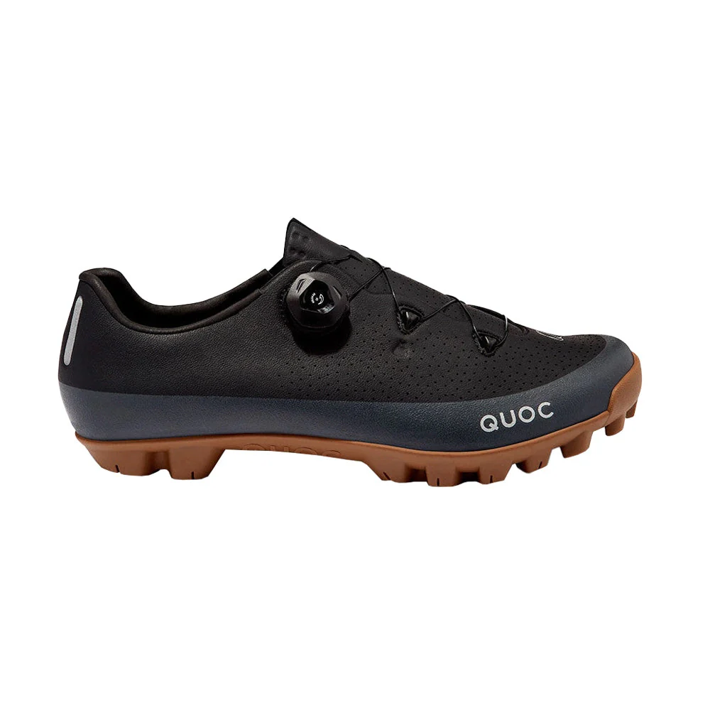 QUOC Gran Tourer II CROSS COUNTRY Gravel/MTB Shoes - Black Gum - Image 2