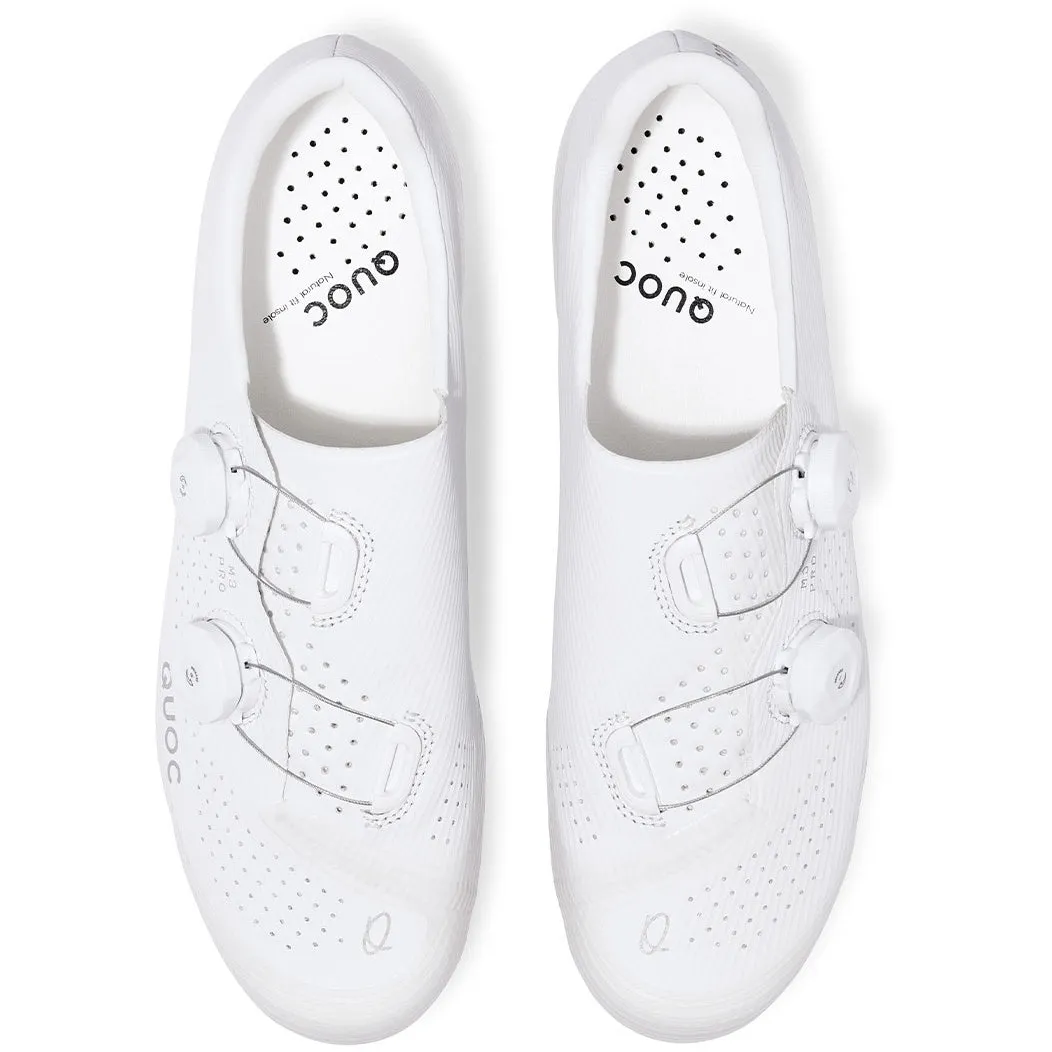QUOC M3 PRO Road Cycling Shoes - White - Image 2