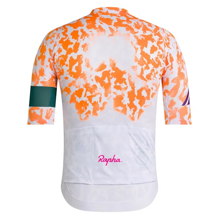 RAPHA X AMANI Pro Team Training Jersey - MUL/Orange - Image 4