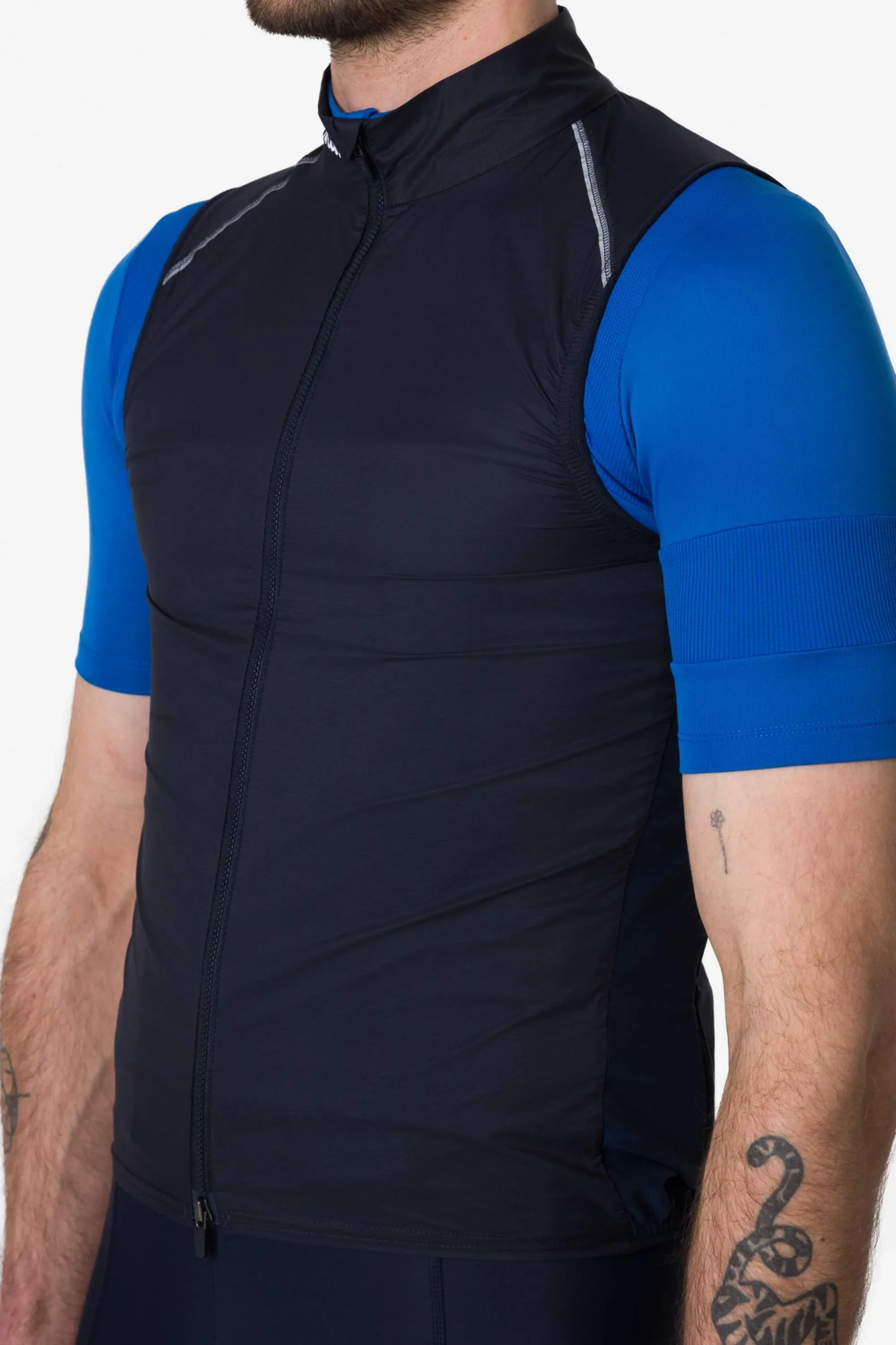 RAPHA Brevet Element Gilet - DNW Dark Navy/White - Image 3