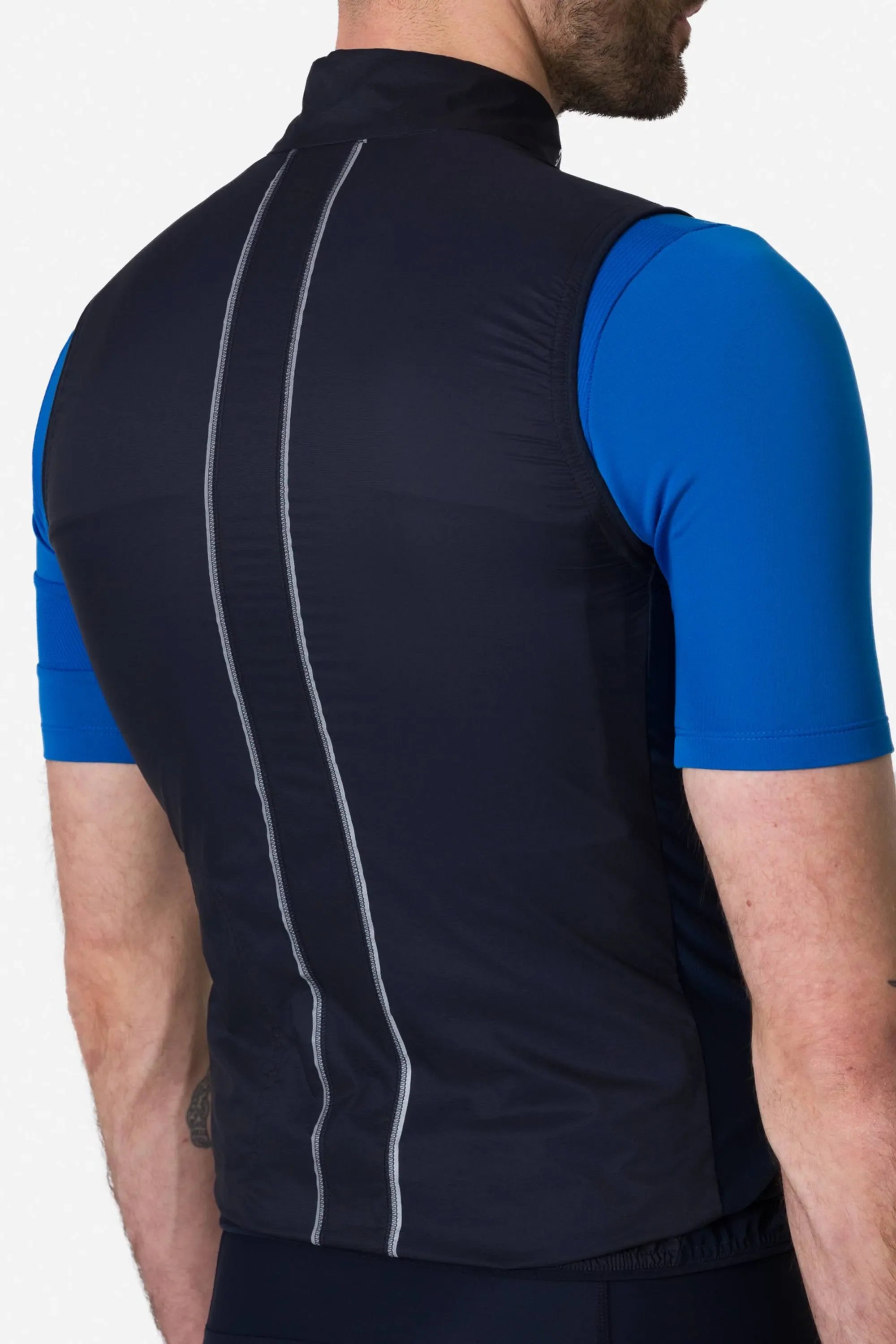 RAPHA Brevet Element Gilet - DNW Dark Navy/White - Image 4