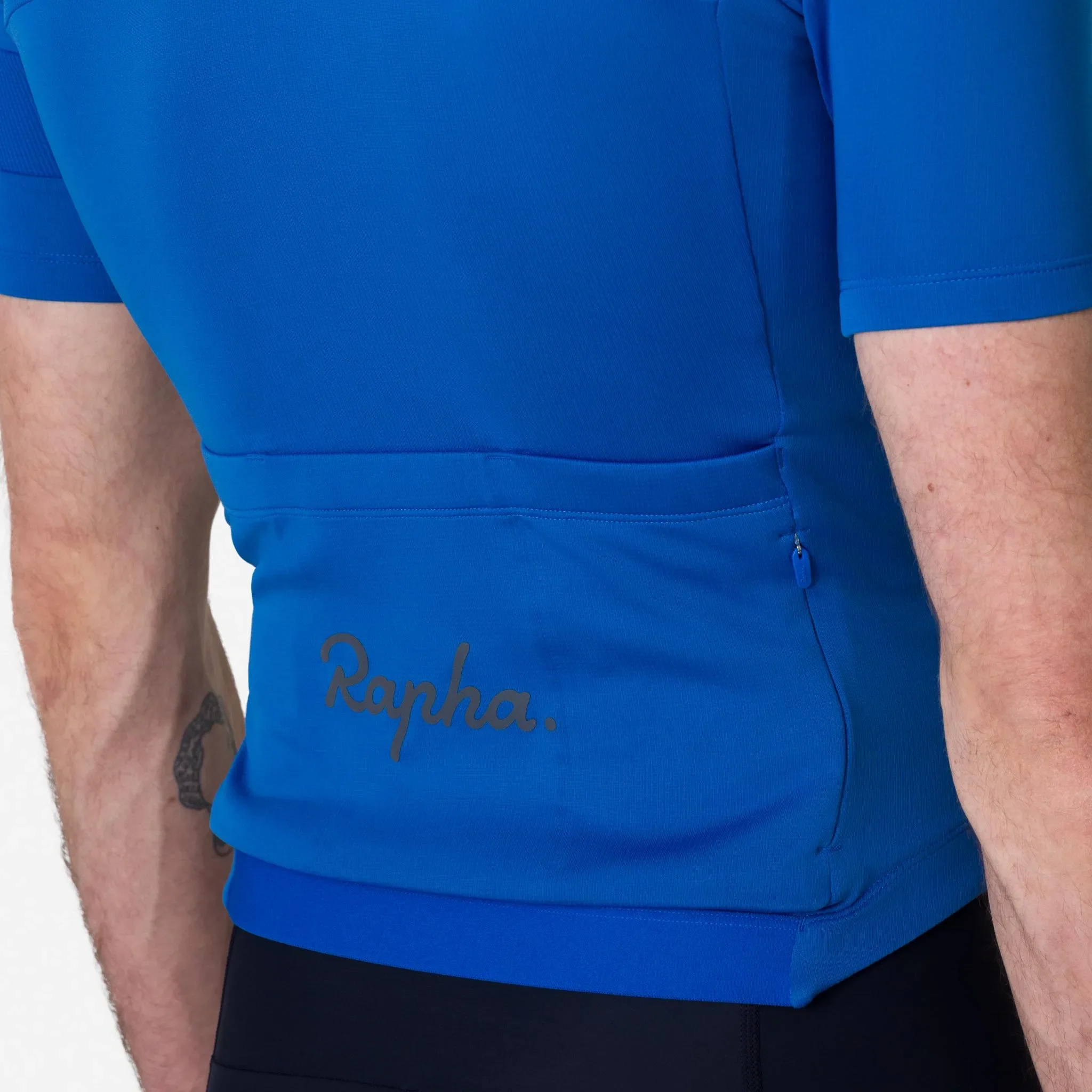 RAPHA Brevet Element Jersey - SBY Cobalt/Dark Navy - Image 4
