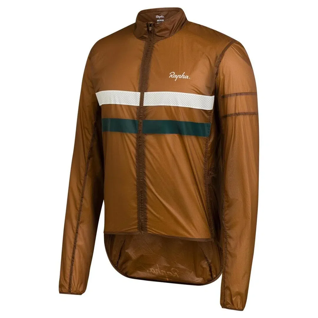 RAPHA Brevet Flyweight Wind Jacket - EMP Brown - Image 2