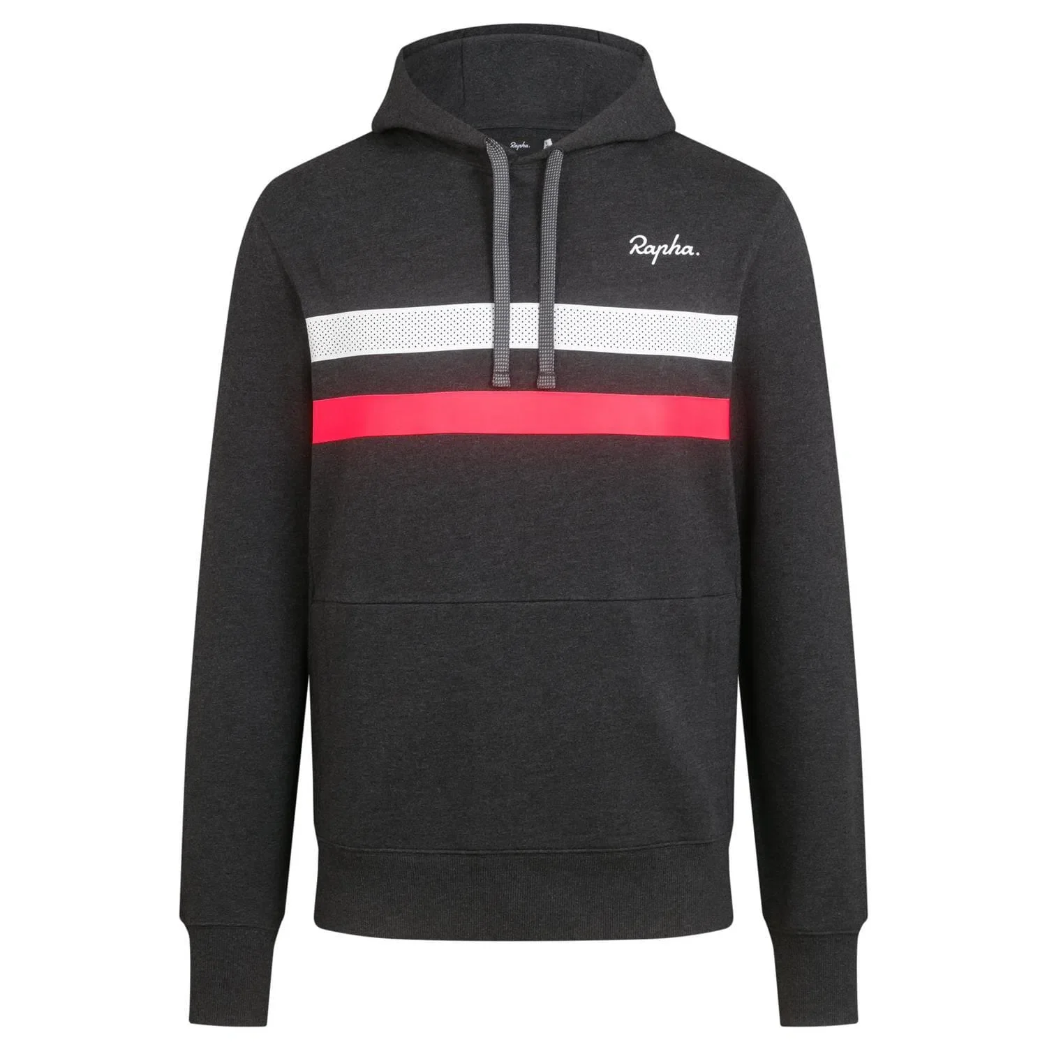 RAPHA Brevet Hoodie - CWP Grey/White/High-Vis Pink