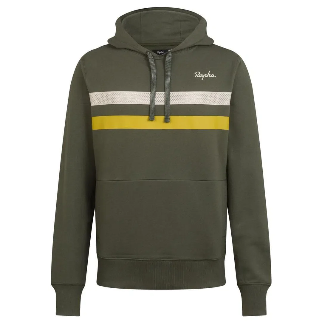 RAPHA Brevet Hoodie - DBA Grey/Beige/Yellow
