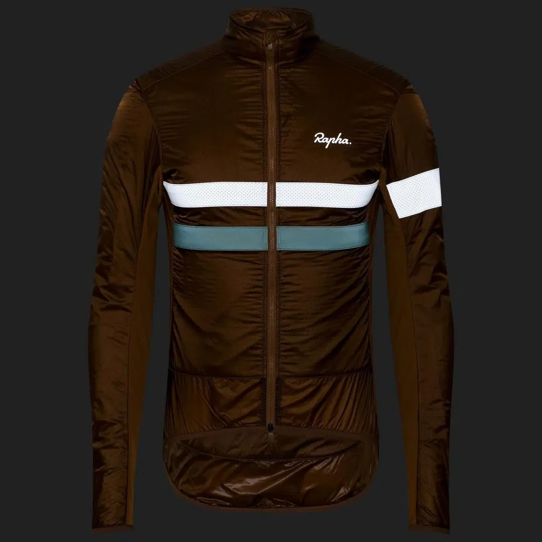 RAPHA Brevet Insulated Jacket - Brown EMP - Image 9