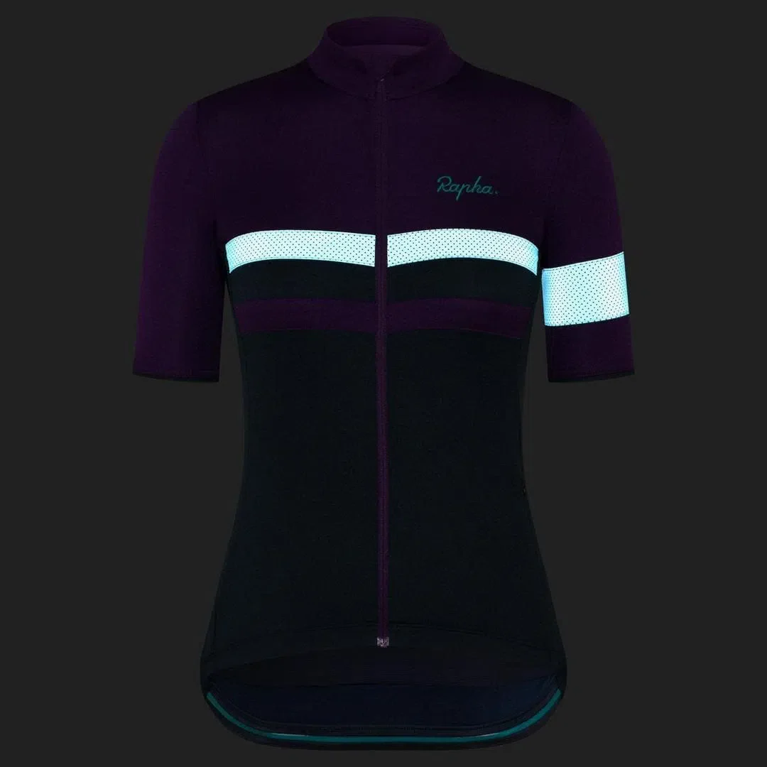 RAPHA Brevet II Women Jersey - Purple - Image 4