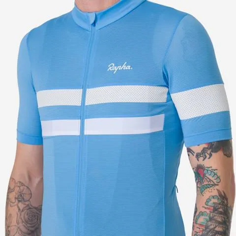 RAPHA Brevet Lightweight Jersey - ALD Cornflower/White - Image 5