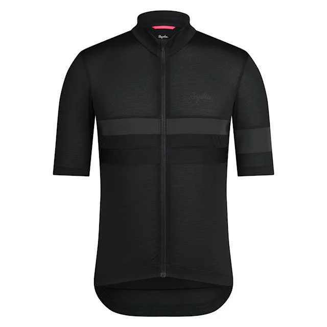 RAPHA Brevet Lightweight Jersey - BBK Black/Black