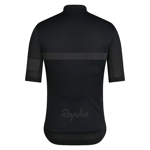 RAPHA Brevet Lightweight Jersey - BBK Black/Black - Image 2