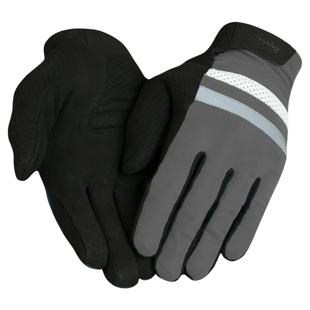 RAPHA Brevet Reflective Gloves - Black Grey - Image 2