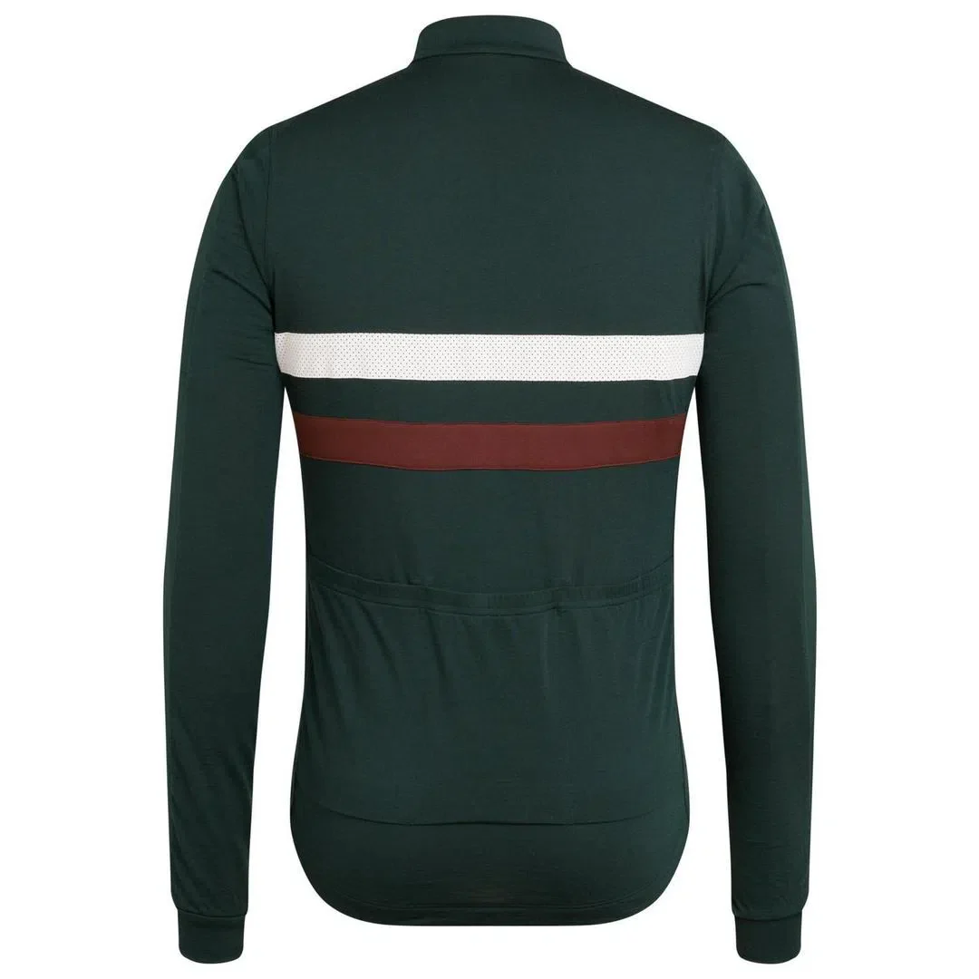 RAPHA Brevet Windblock Jersey - SCA Dark Green - Image 3