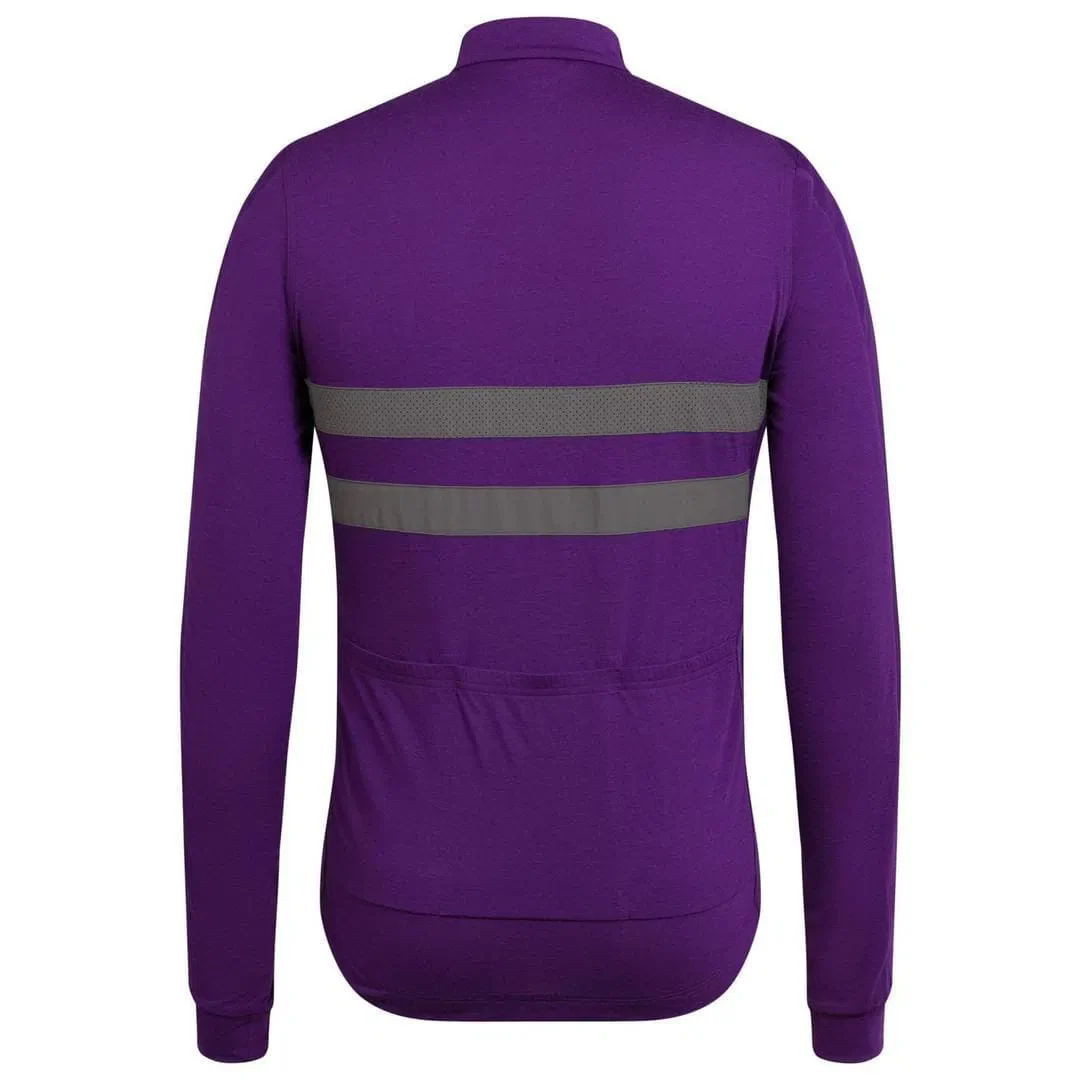 RAPHA Brevet Windblock Jersey - Purple - Image 2