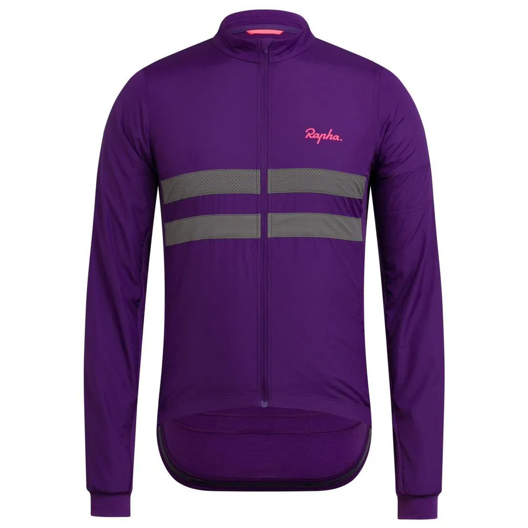 RAPHA Brevet Windblock Jersey - Purple - Image 3