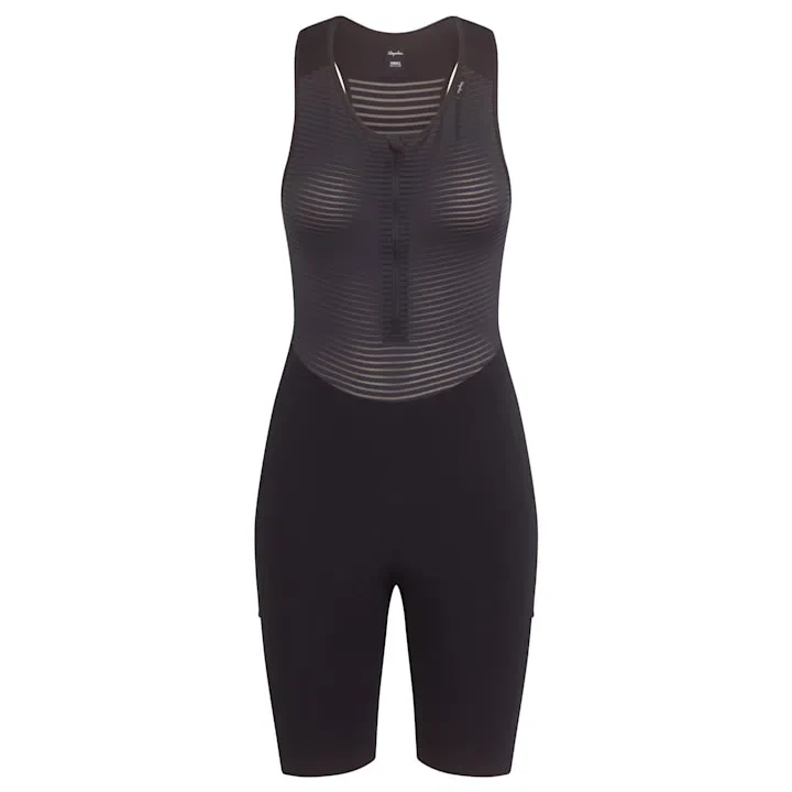 RAPHA Cargo Womens Bib Shorts - Black Grey