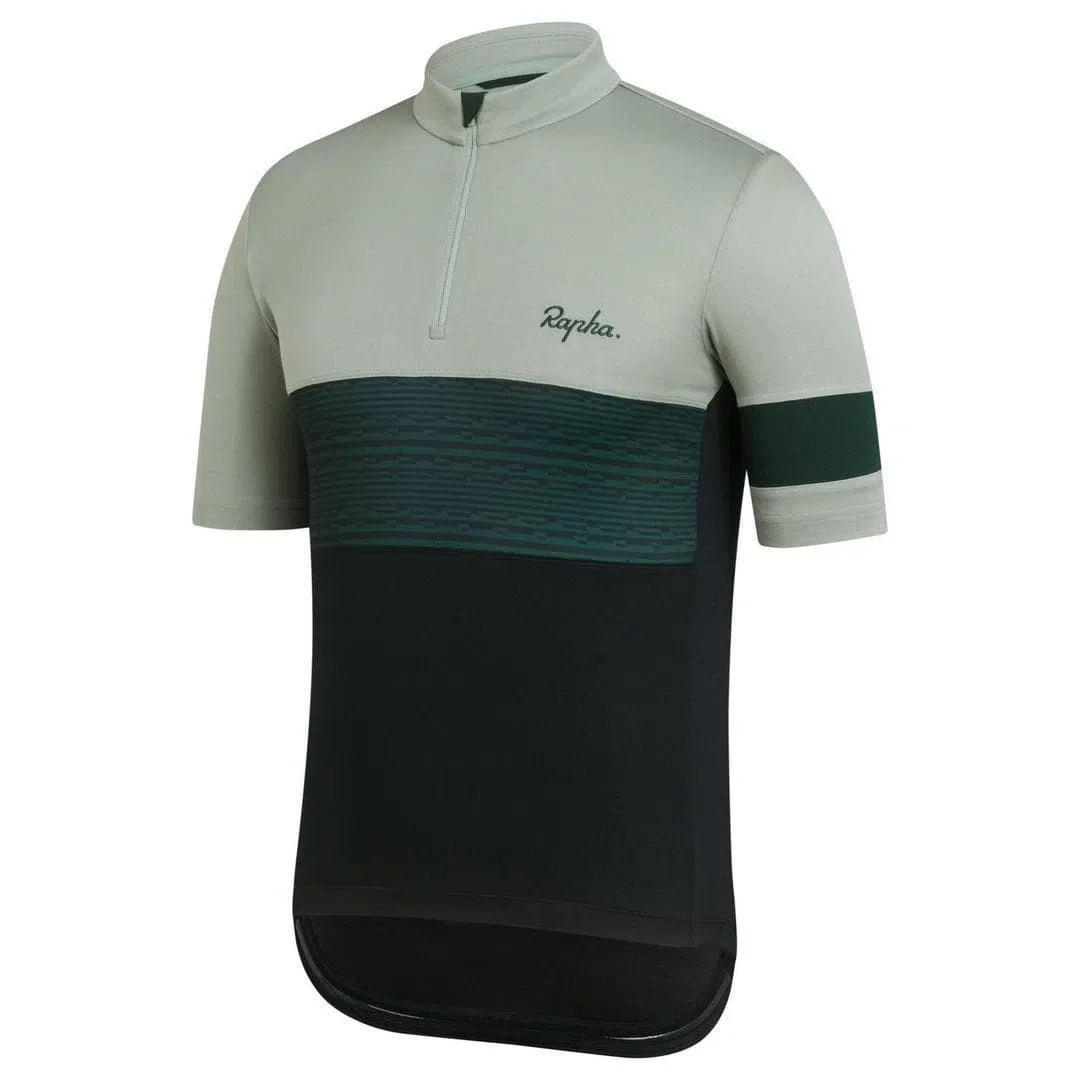 RAPHA Classic Climbs Jersey - BIG Black/Iceberg Green - Image 2