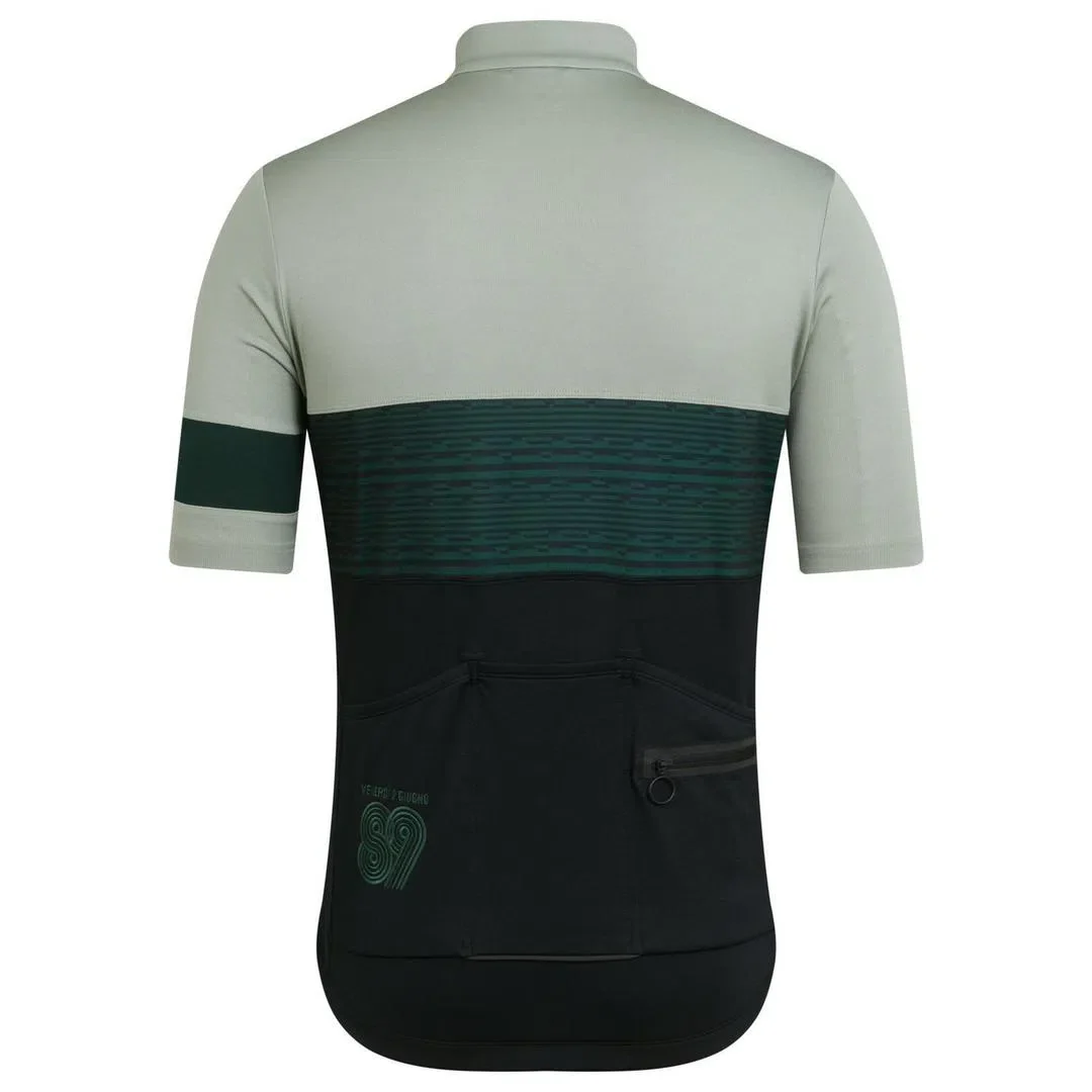 RAPHA Classic Climbs Jersey - BIG Black/Iceberg Green - Image 6