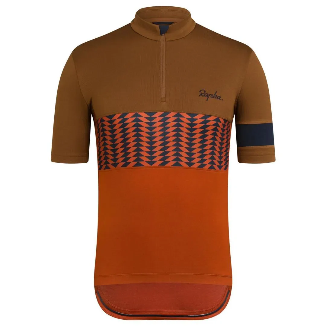 RAPHA Classic Climbs Jersey - PIE Paprika/Brown - Image 4