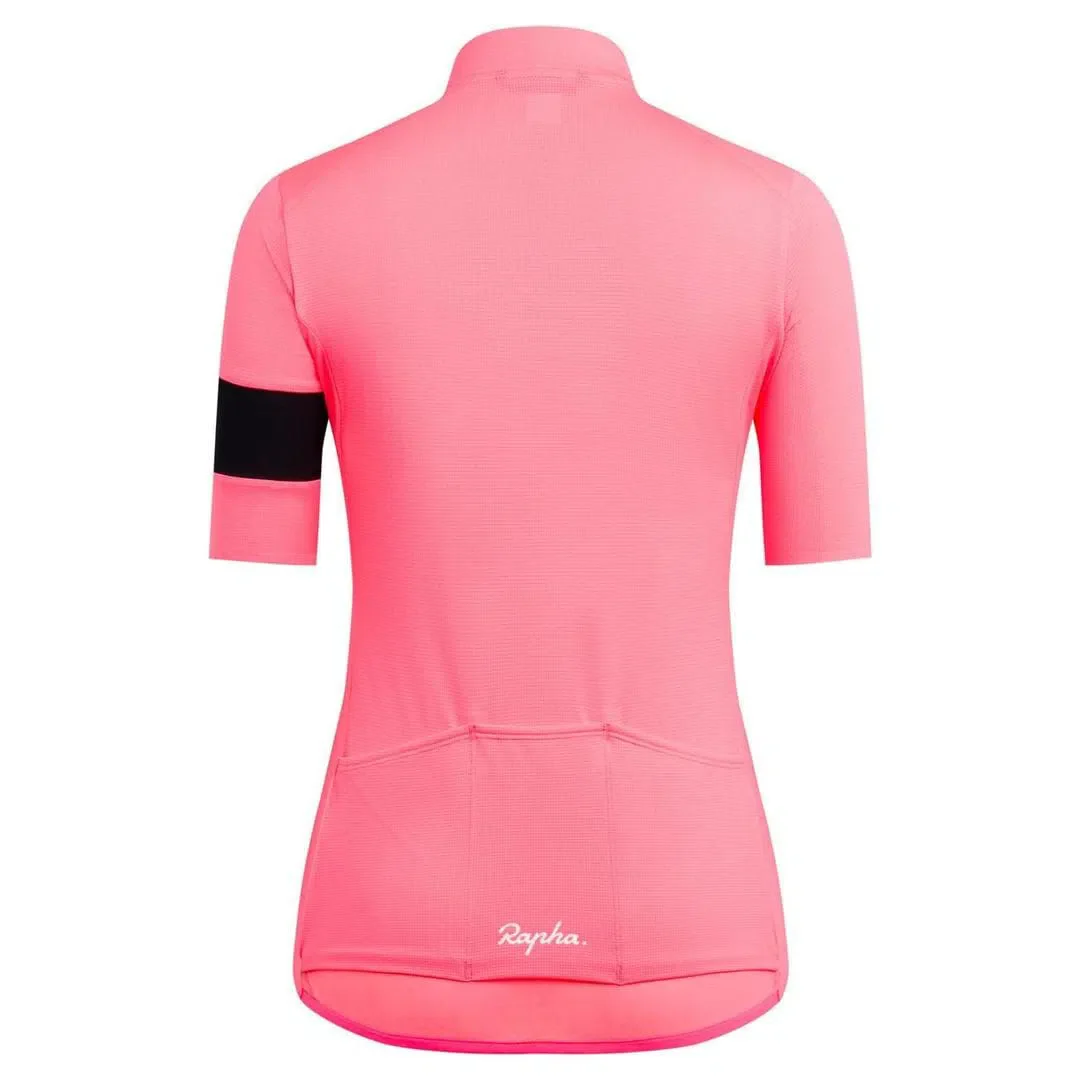 RAPHA Classic Flyweight Women Jersey  - HVS Pink - Image 2