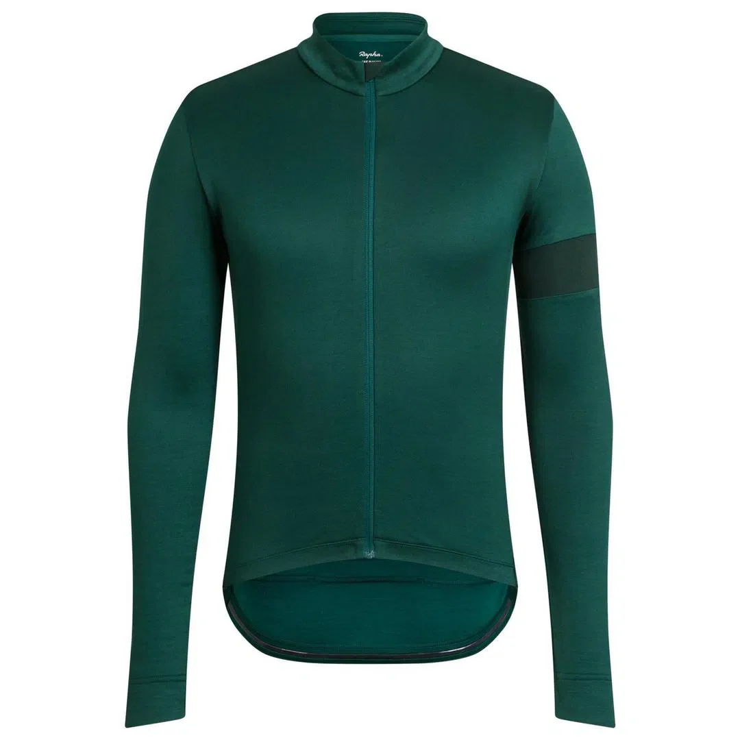RAPHA Classic Long Sleeve Jersey II - Green BGR - Image 3