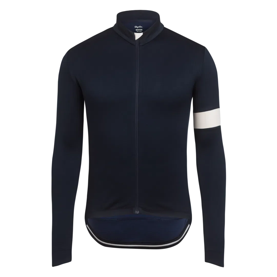 RAPHA Classic Long Sleeve Jersey II - Navy DNY - Image 3