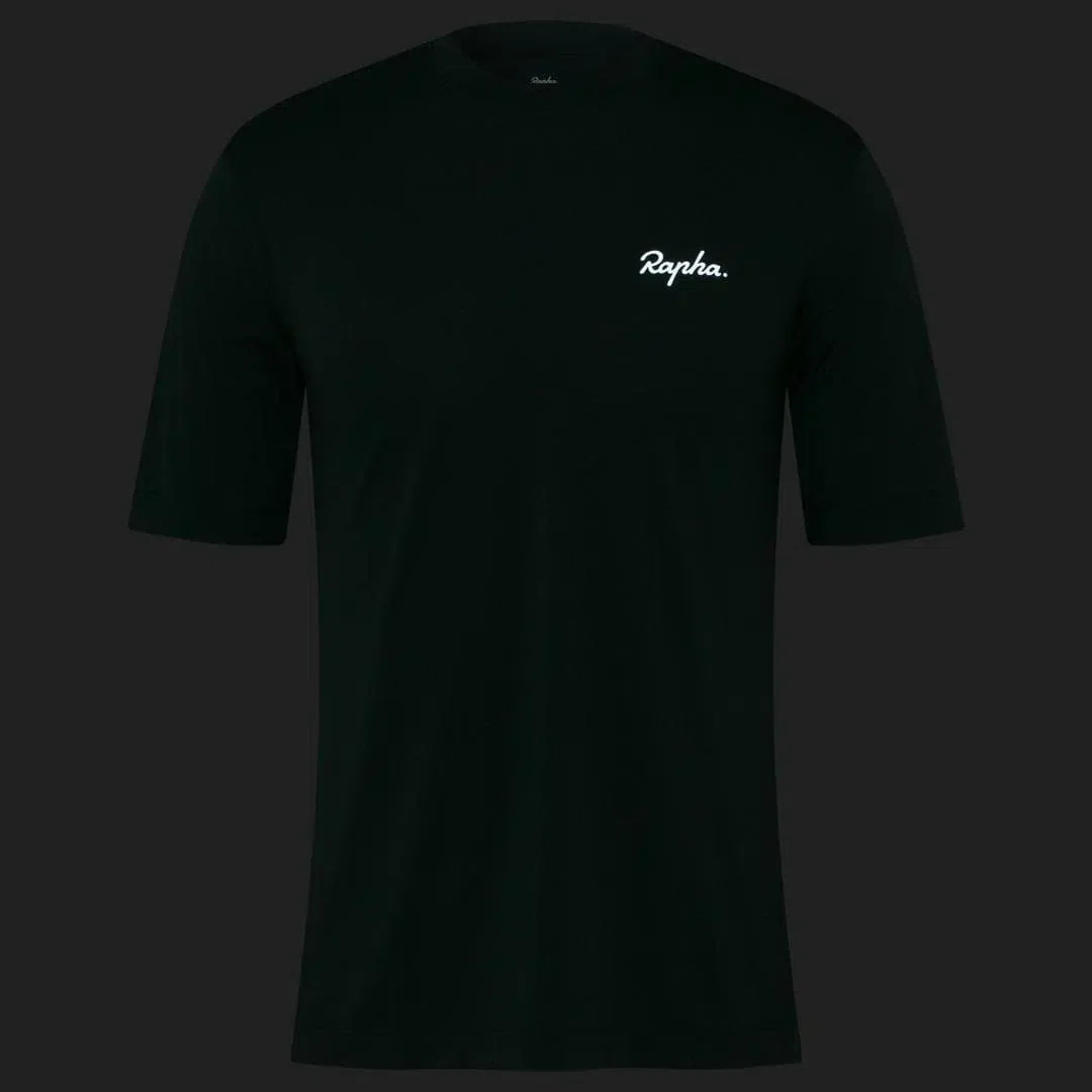 RAPHA Commuter Reflective TShirt - Dark Green - Image 3