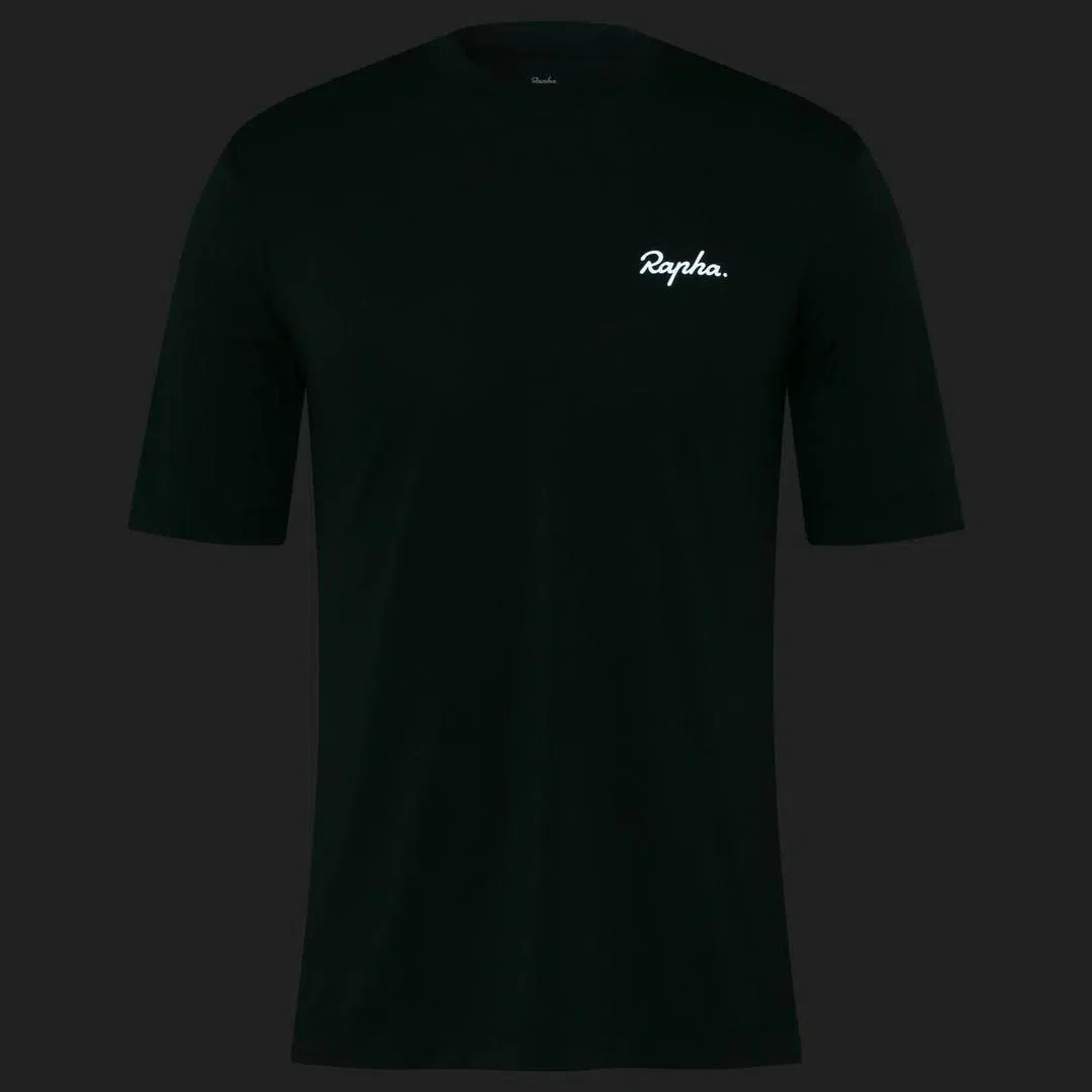 RAPHA Commuter Reflective TShirt - Dark Green - Image 7