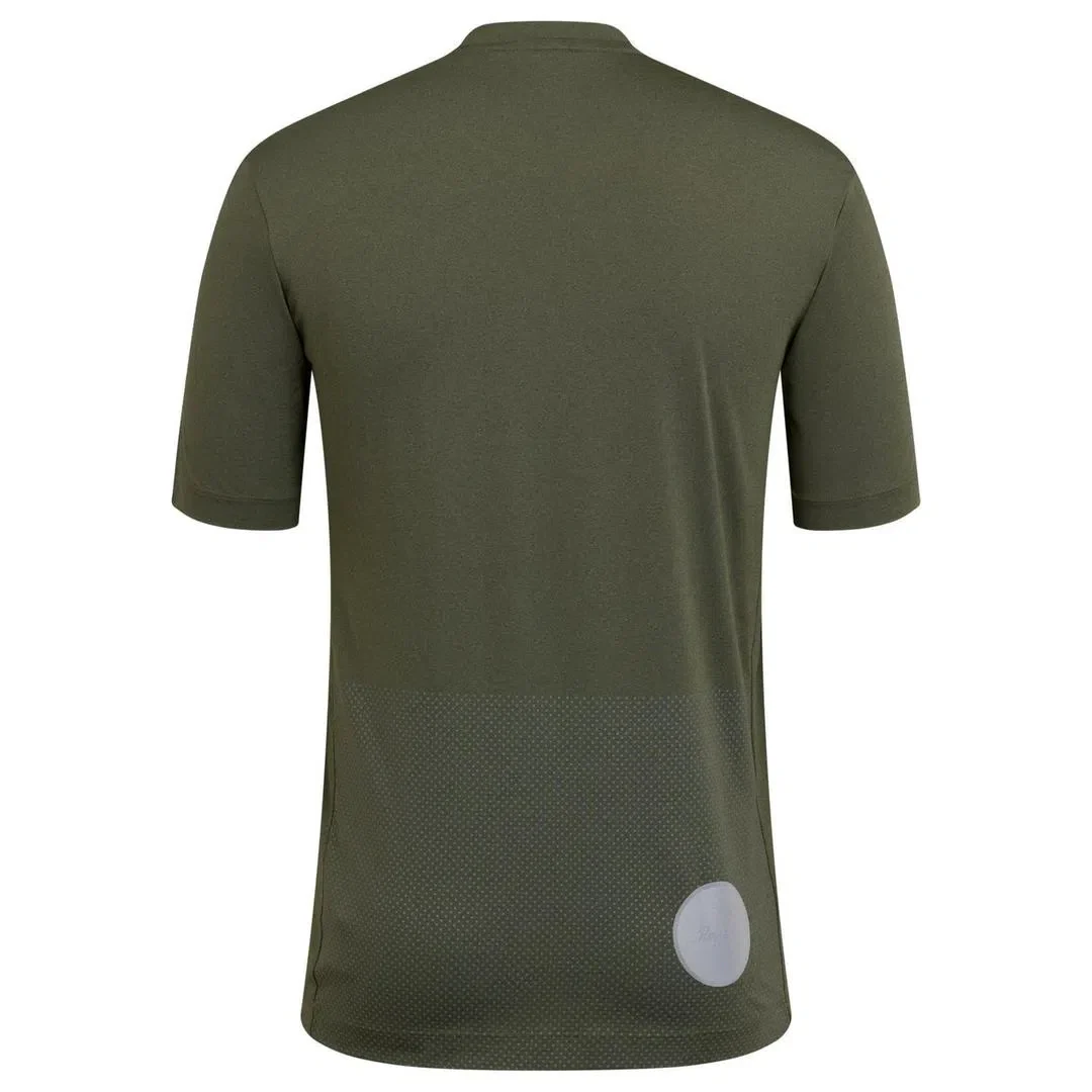 RAPHA Commuter Reflective TShirt - Dark Olive Marl - Image 7