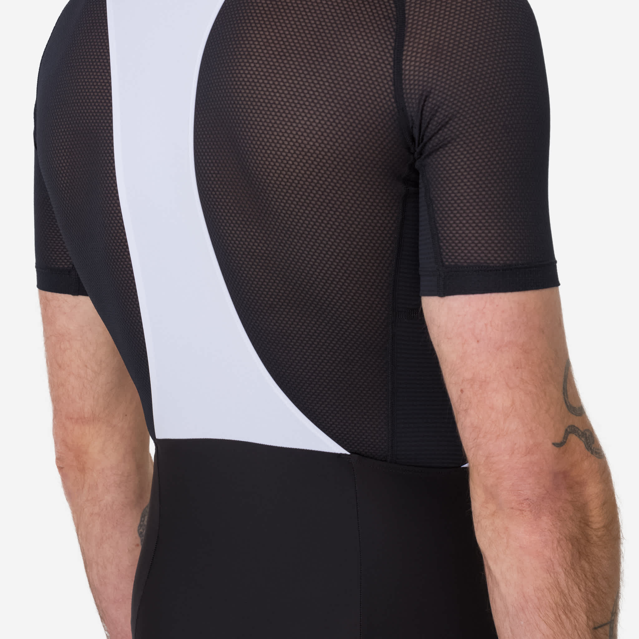RAPHA Core Bib Shorts - BLW Black/White - Image 7