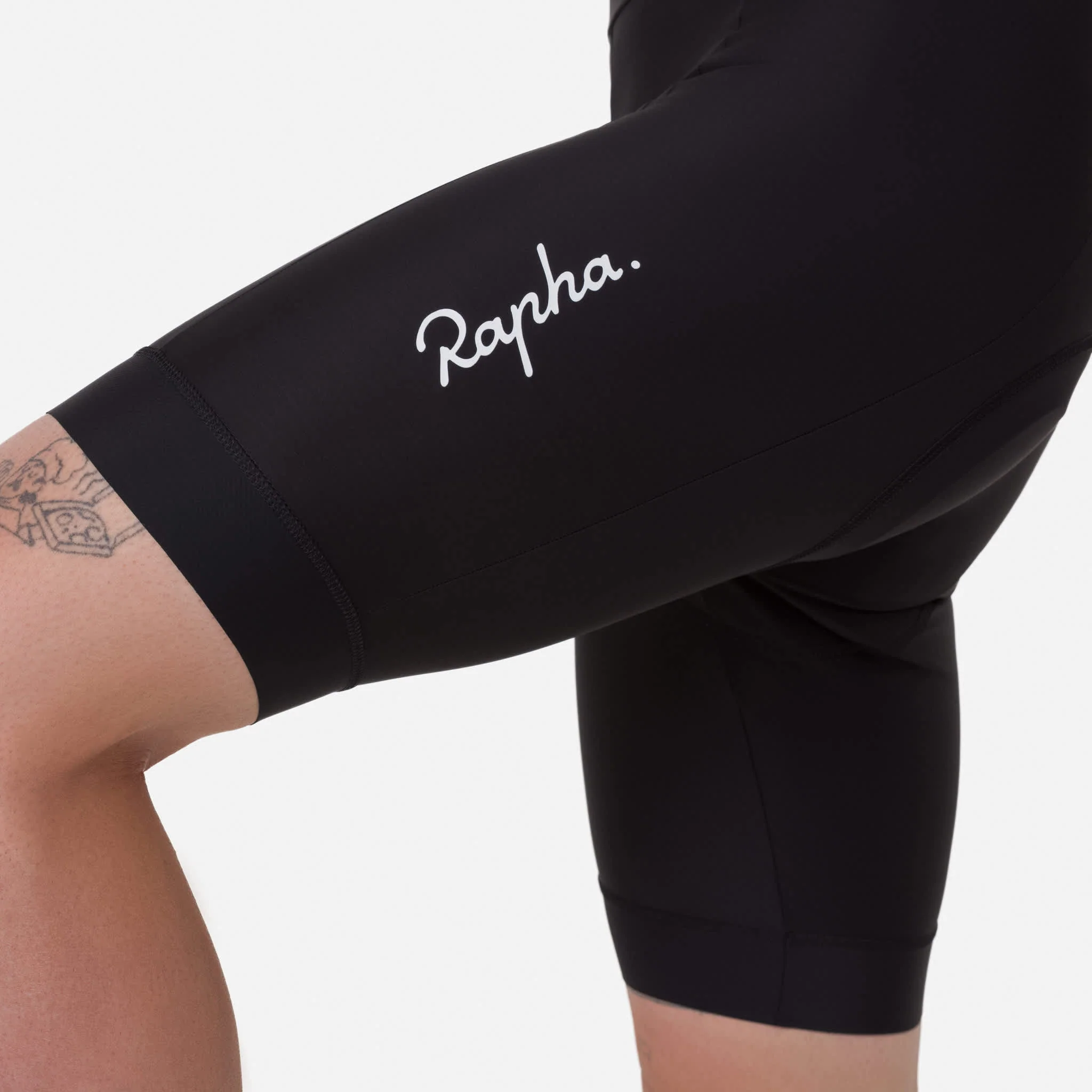 RAPHA Core Bib Shorts - BLW Black/White - Image 8