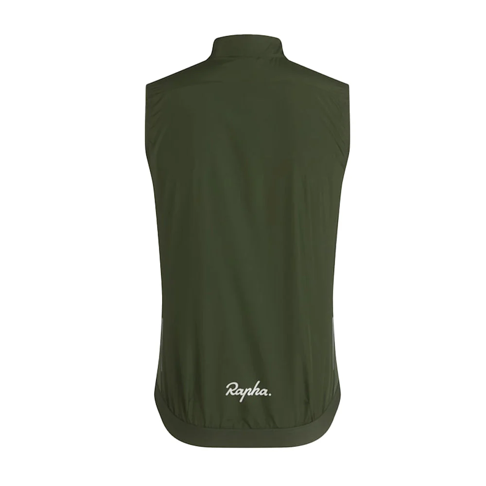 RAPHA Core Gilet - Deep Olive Green/White KGW - Image 2