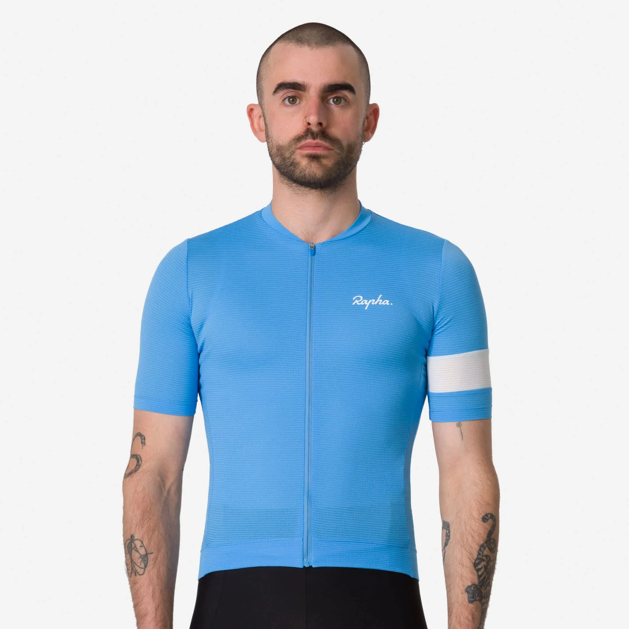 RAPHA Core Lightweight Jersey - ALD Cornflower/White - Image 3