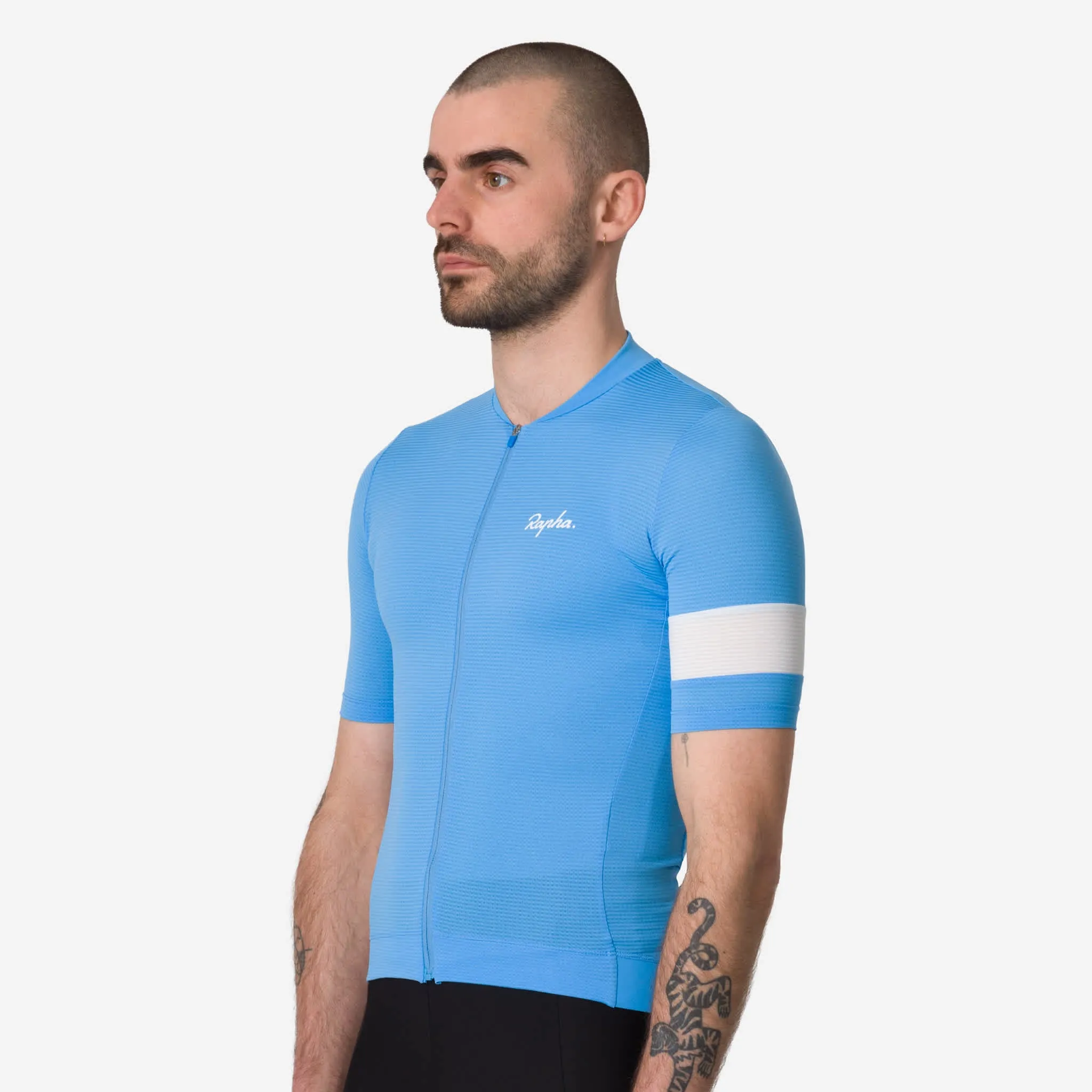 RAPHA Core Lightweight Jersey - ALD Cornflower/White - Image 4