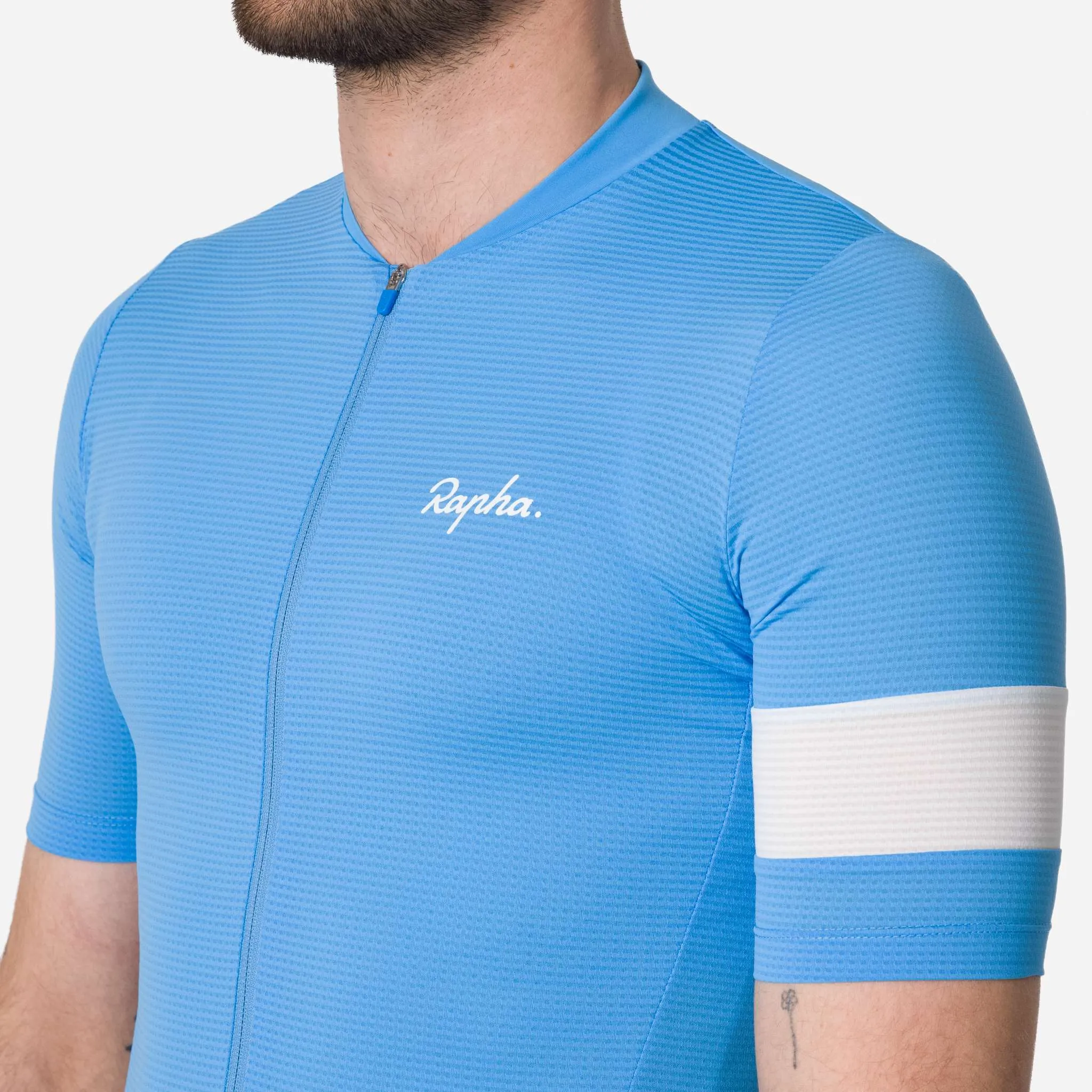 RAPHA Core Lightweight Jersey - ALD Cornflower/White - Image 5