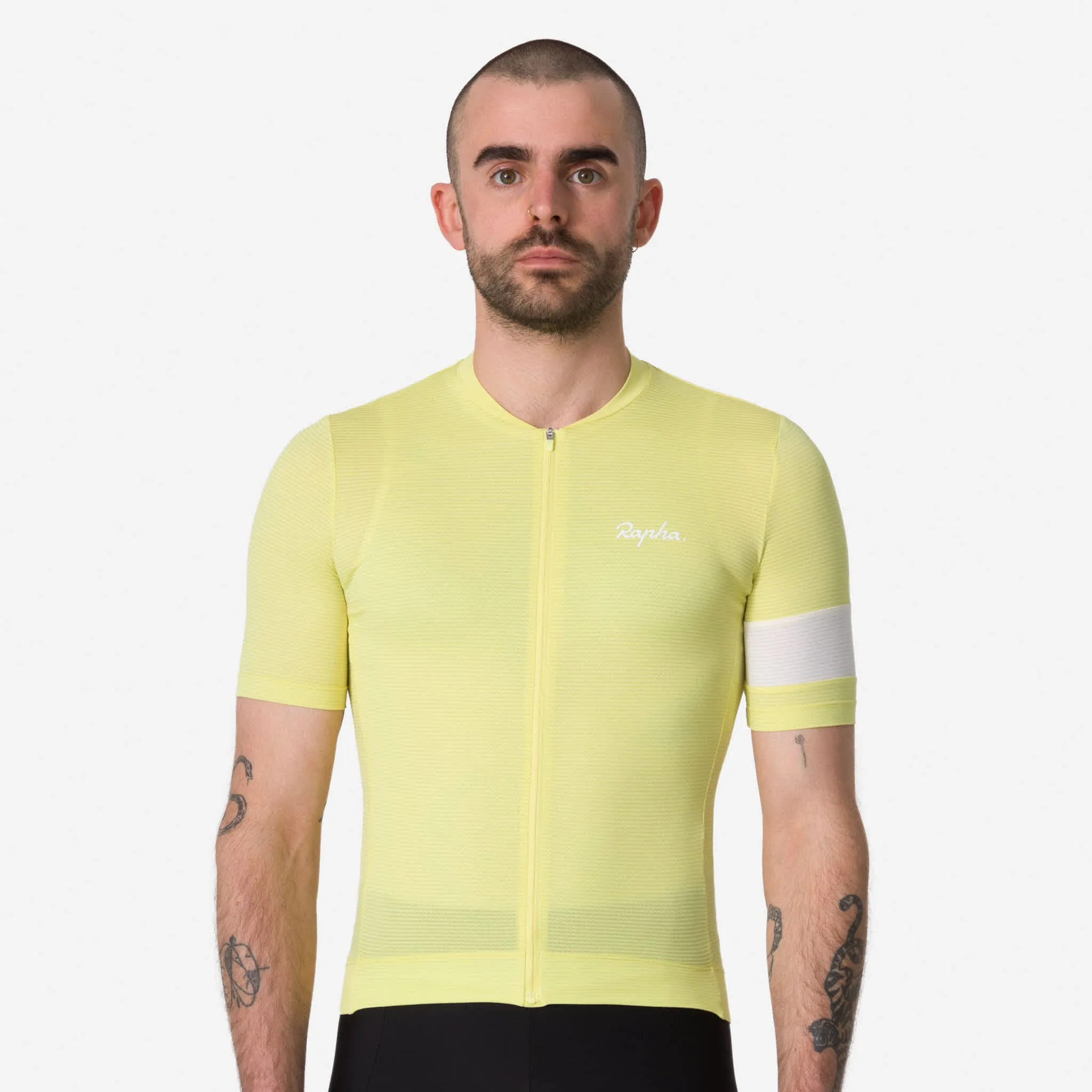 RAPHA Core Lightweight Jersey - CYW Canary Yellow White Alyssum - Image 3
