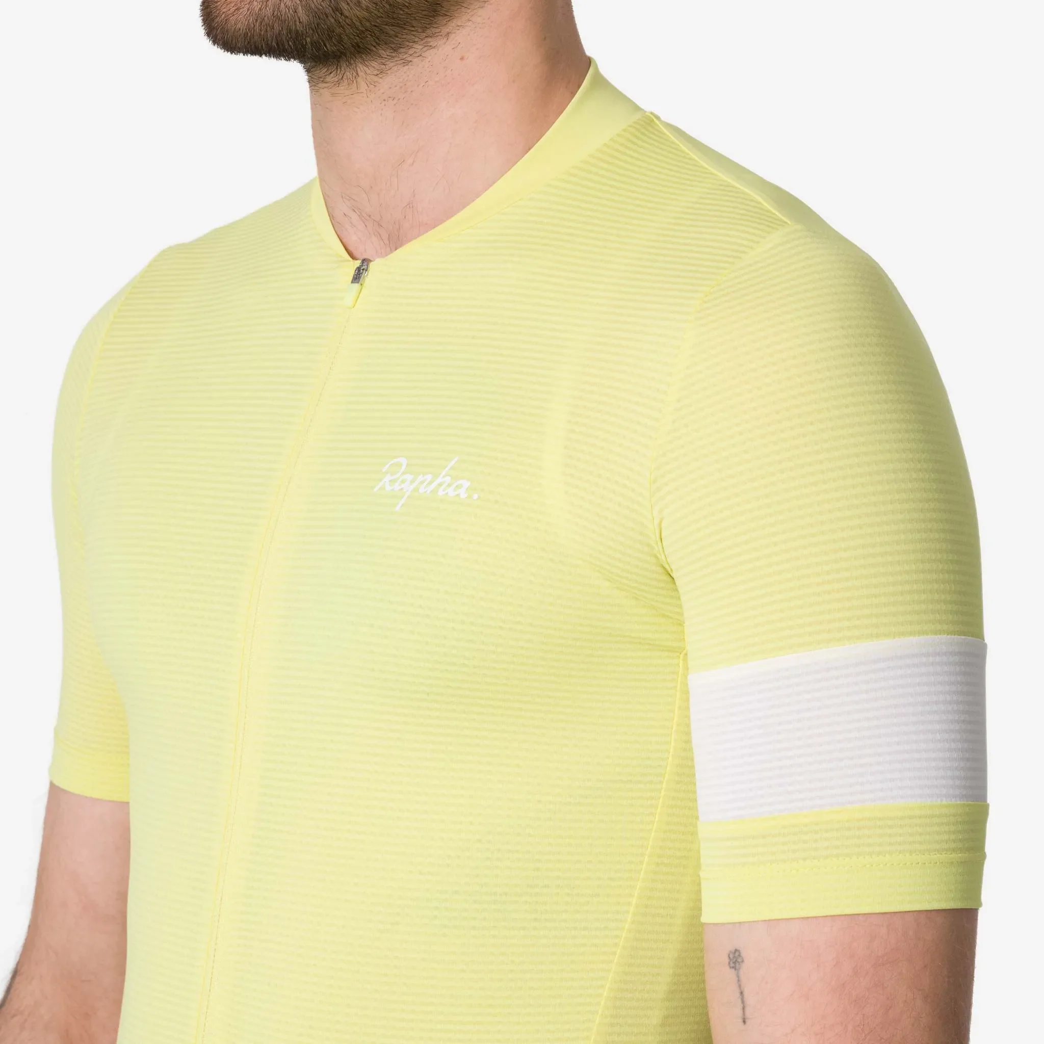 RAPHA Core Lightweight Jersey - CYW Canary Yellow White Alyssum - Image 5