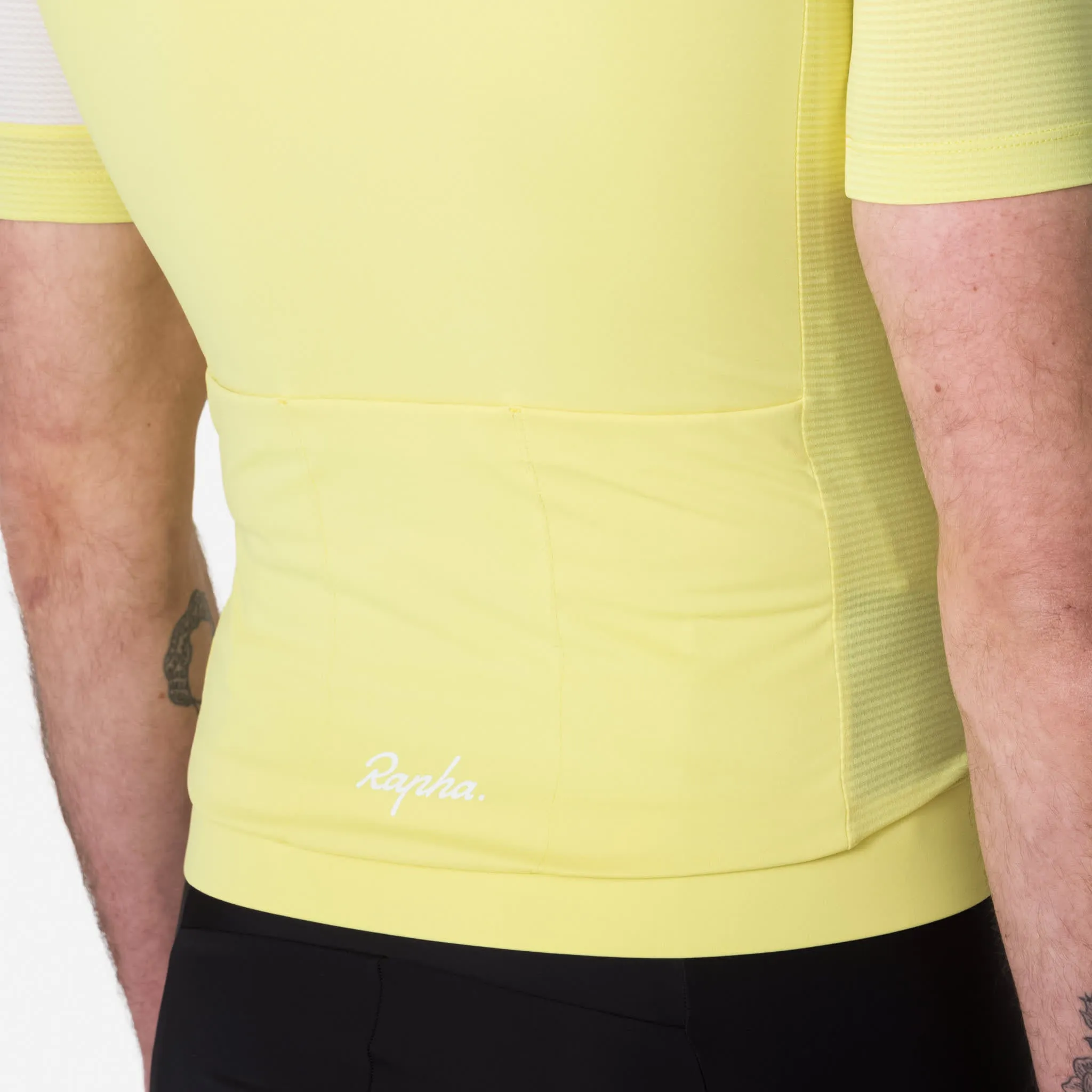 RAPHA Core Lightweight Jersey - CYW Canary Yellow White Alyssum - Image 6