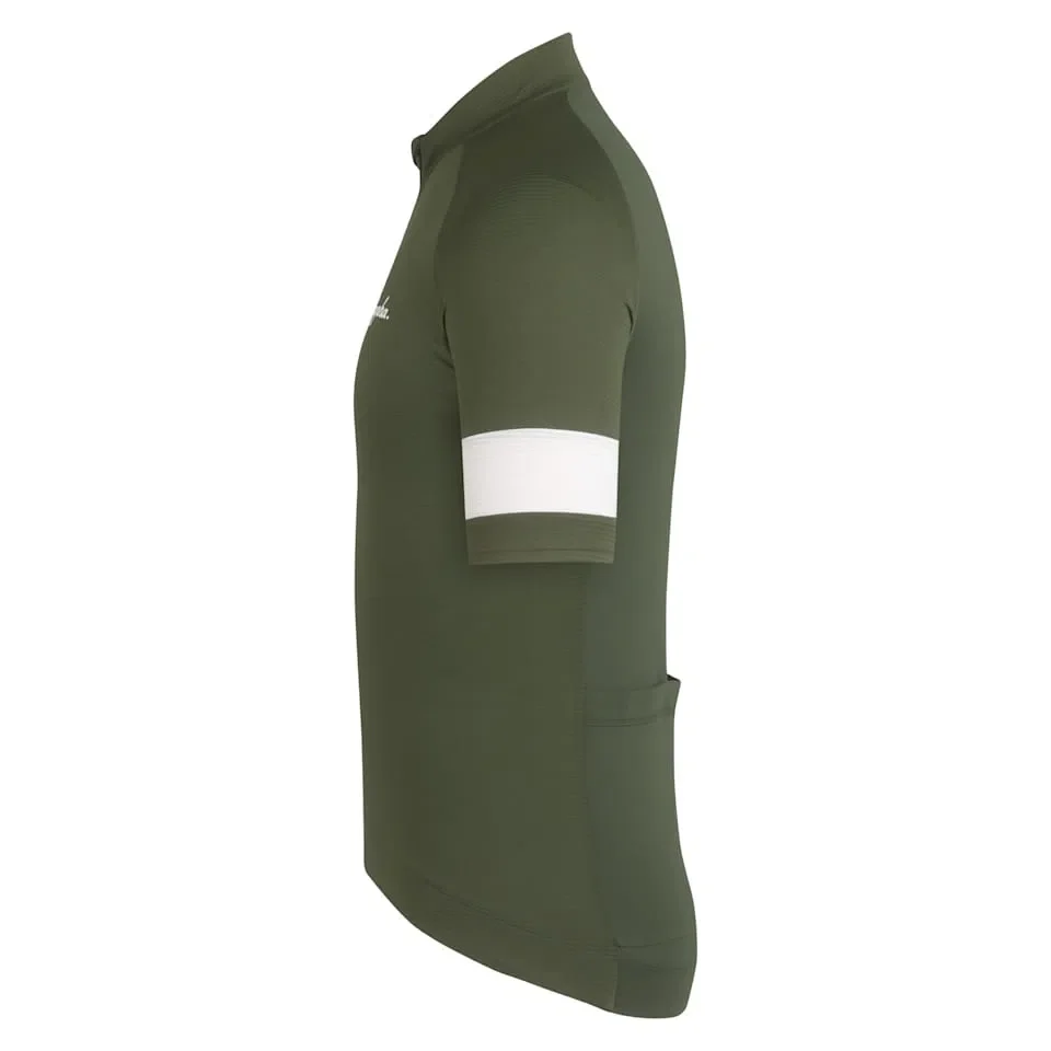 RAPHA Core Lightweight Jersey - KGW Deep Olive Green/ White - Image 3