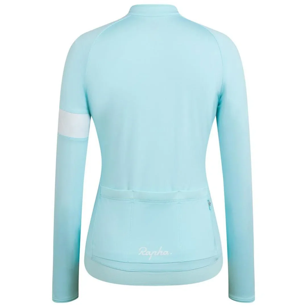 RAPHA Core Long Sleeve Women Jersey - TTQ Light Blue - Image 2