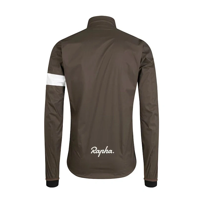 RAPHA Core Rain Jacket II - DCW Deep Coffee/White - Image 2