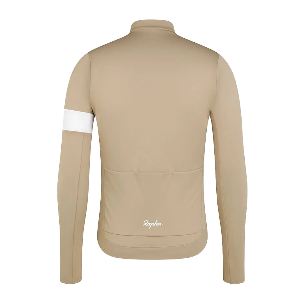 RAPHA Core Thermal Long Sleeve Jersey - THW Tan/White - Image 2