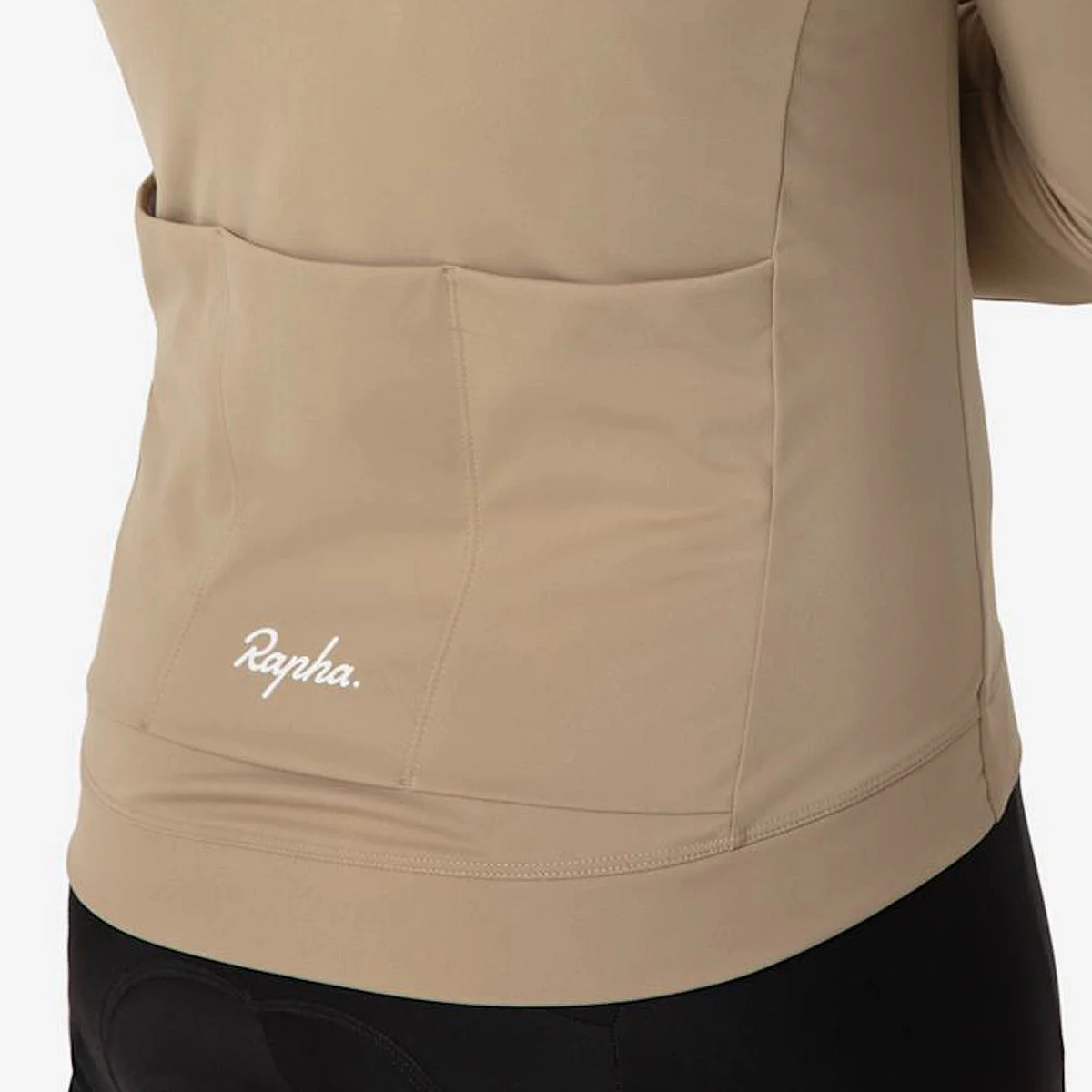 RAPHA Core Thermal Long Sleeve Jersey - THW Tan/White - Image 6