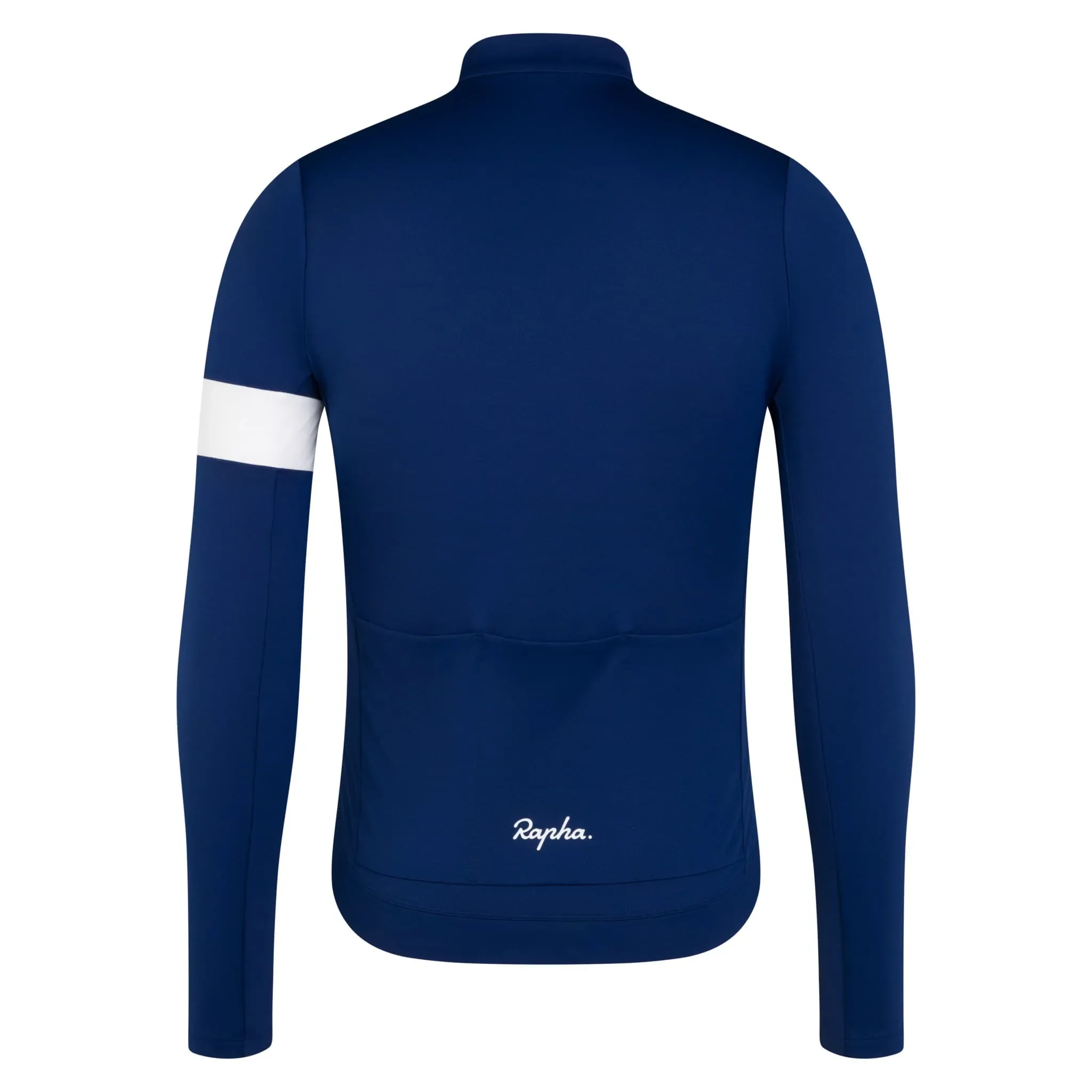 RAPHA Core Thermal Long Sleeve Jersey - Navy/White - Image 2