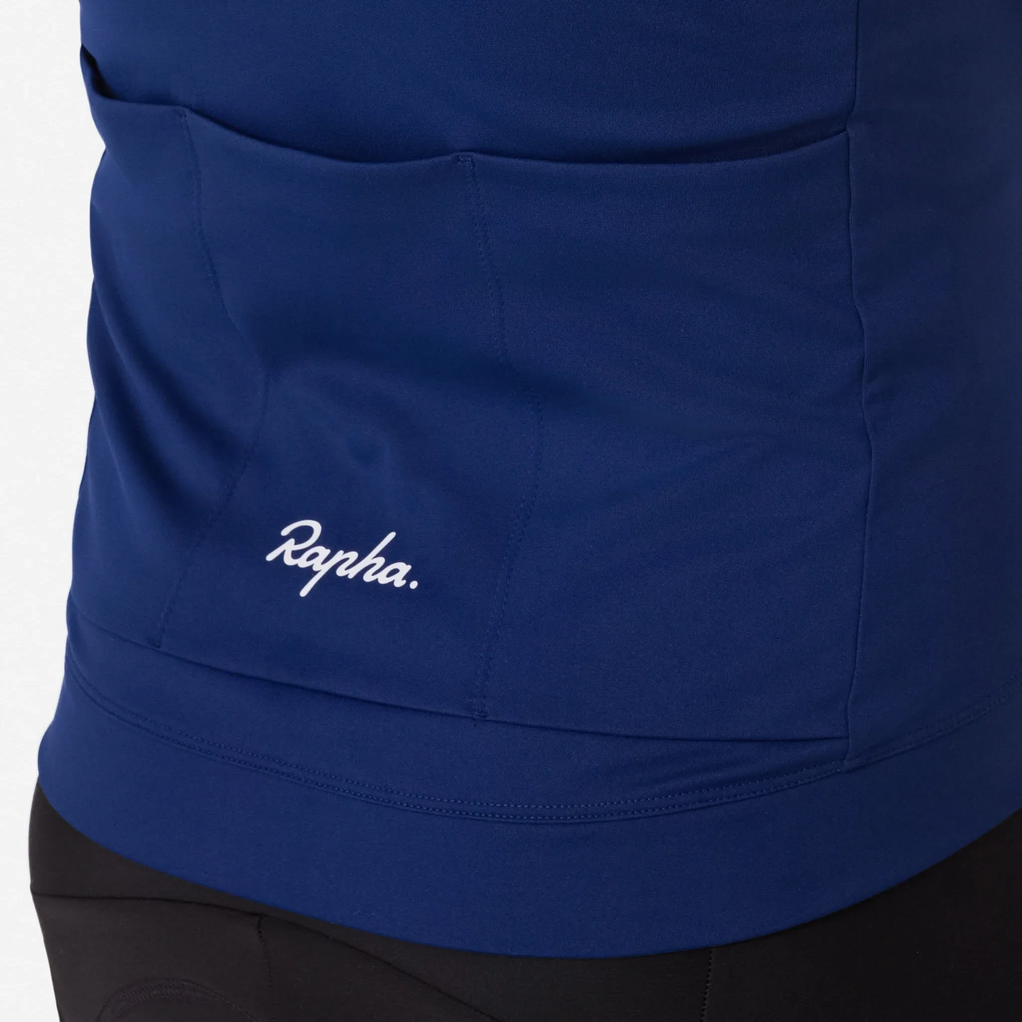 RAPHA Core Thermal Long Sleeve Jersey - Navy/White - Image 6