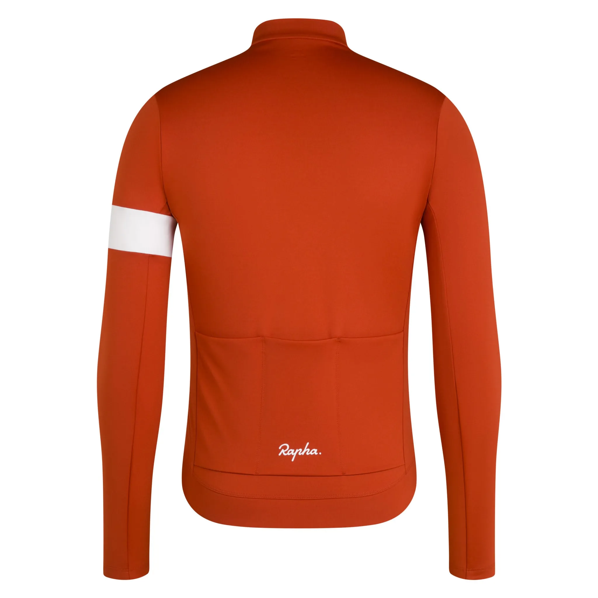 RAPHA Core Thermal Long Sleeve Jersey - PIT Paprika White - Image 2