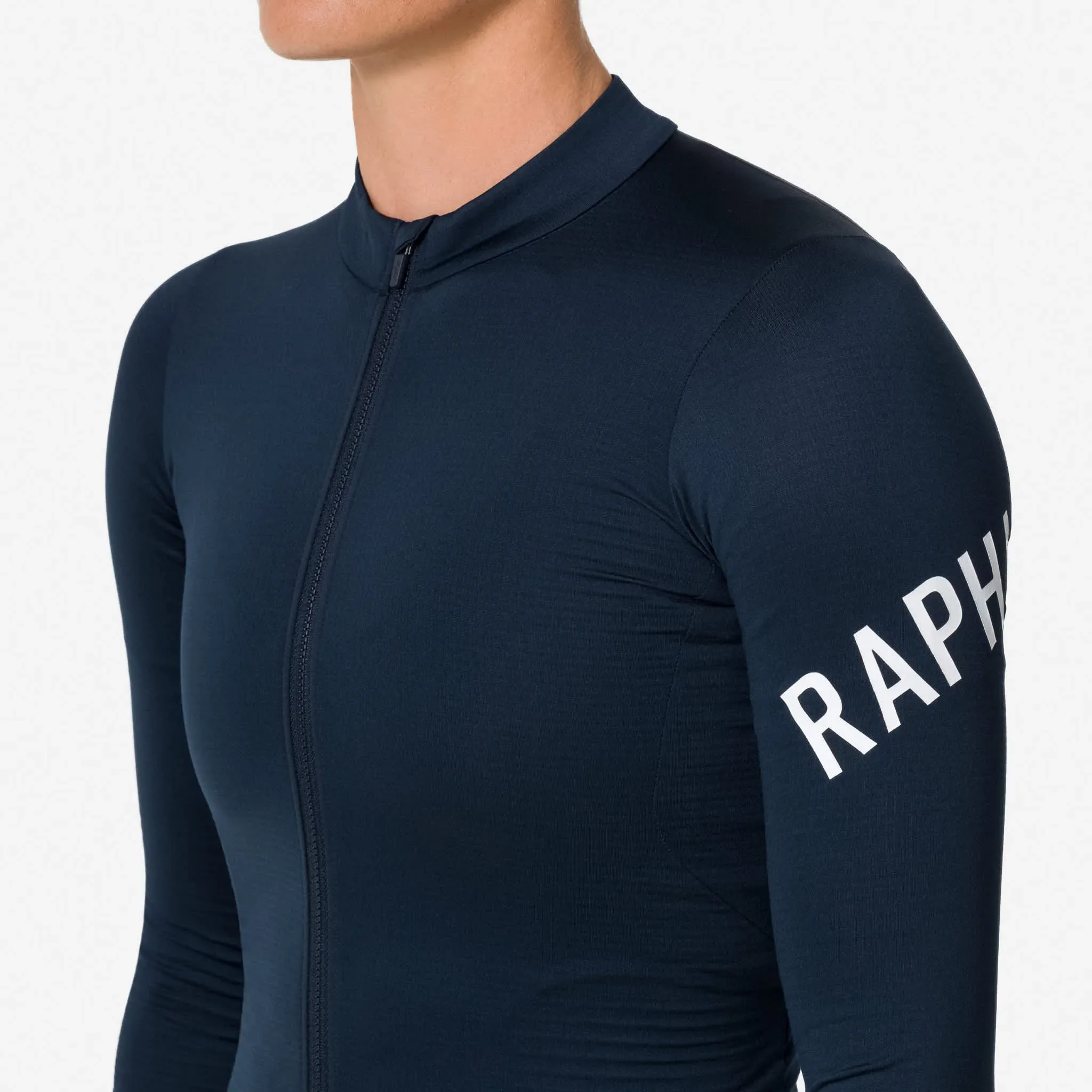 RAPHA Women Pro Team Long Sleeve Midweight Jersey - CAR Carbon - Image 5