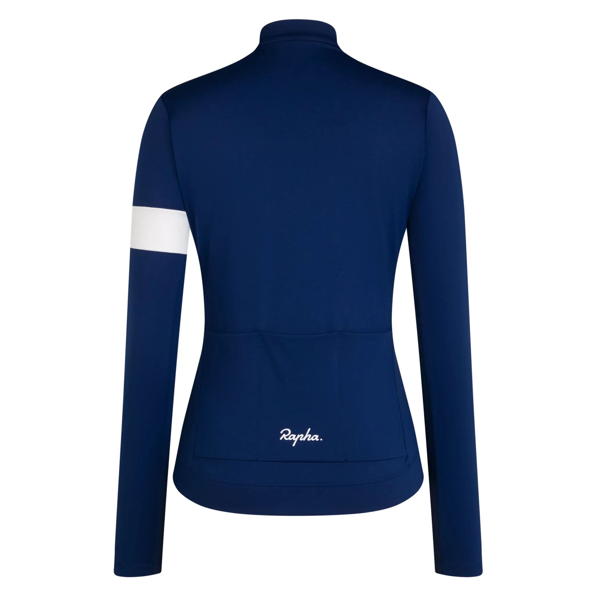 RAPHA Core Thermal Women Long Sleeve Jersey - Navy/White - Image 2