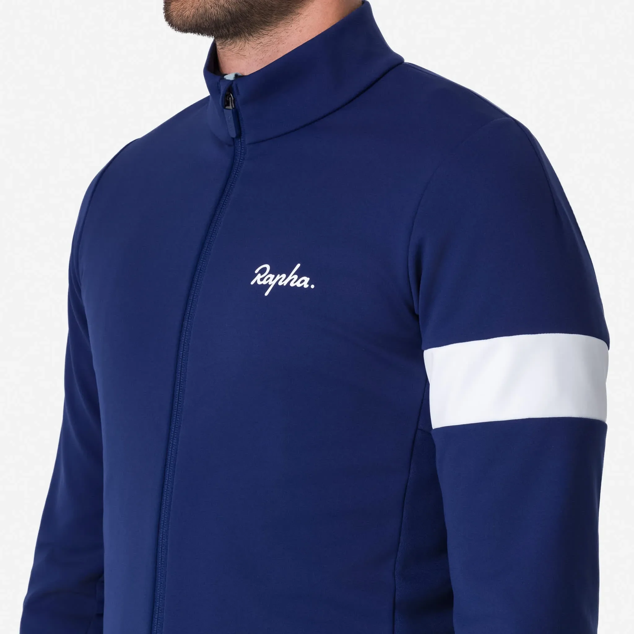 RAPHA Core Winter Jacket - Navy/White - Image 5