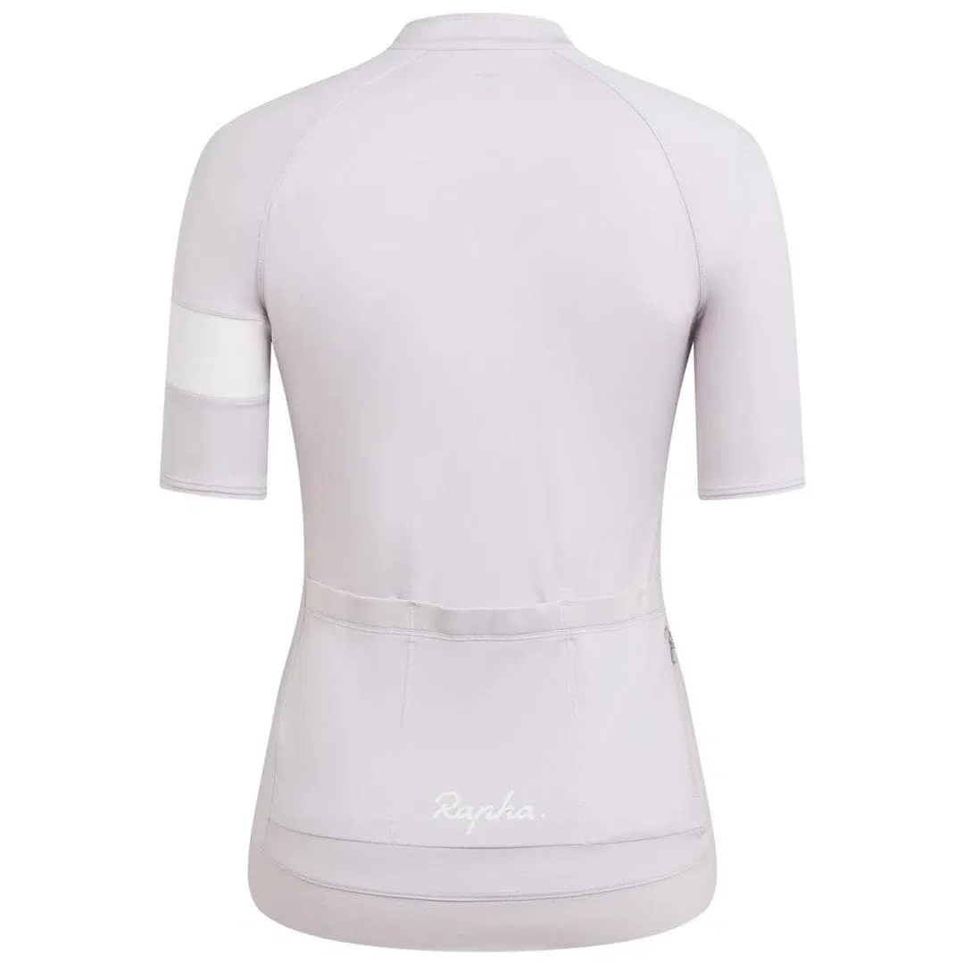 RAPHA Core Women Jersey - LMW Pale Lilac/White - Image 2