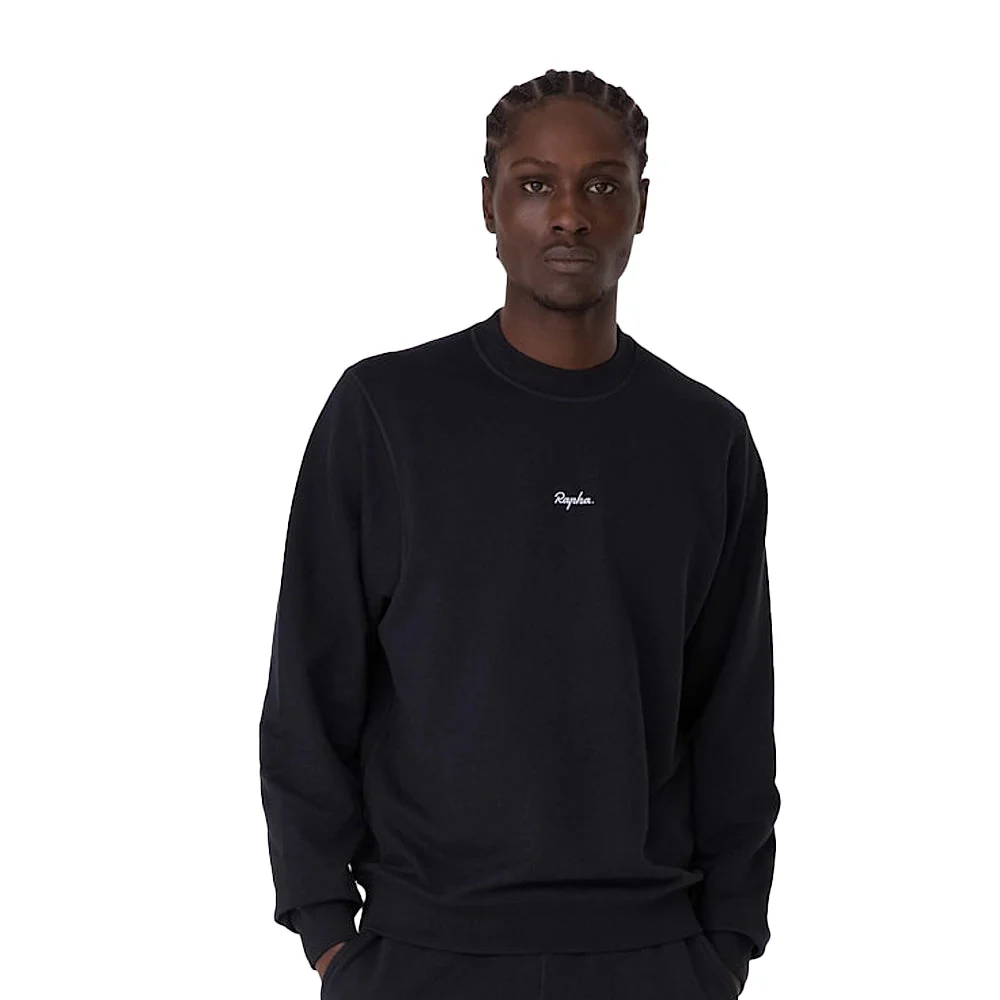 RAPHA Cotton Sweatshirt - AGR Black/White - Image 3
